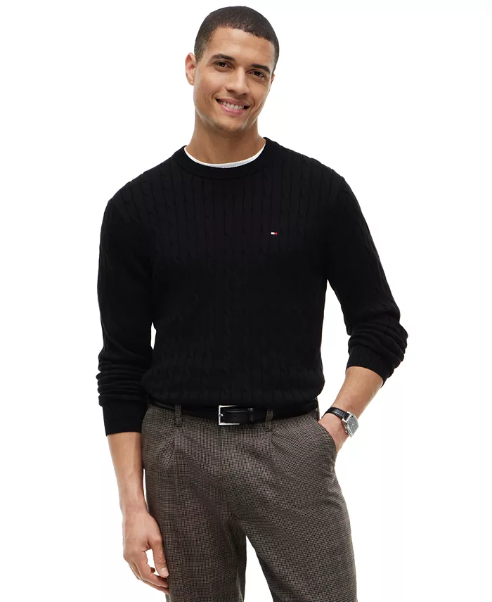 Men's Classic Cable Crewneck Sweater - thumbnail 9