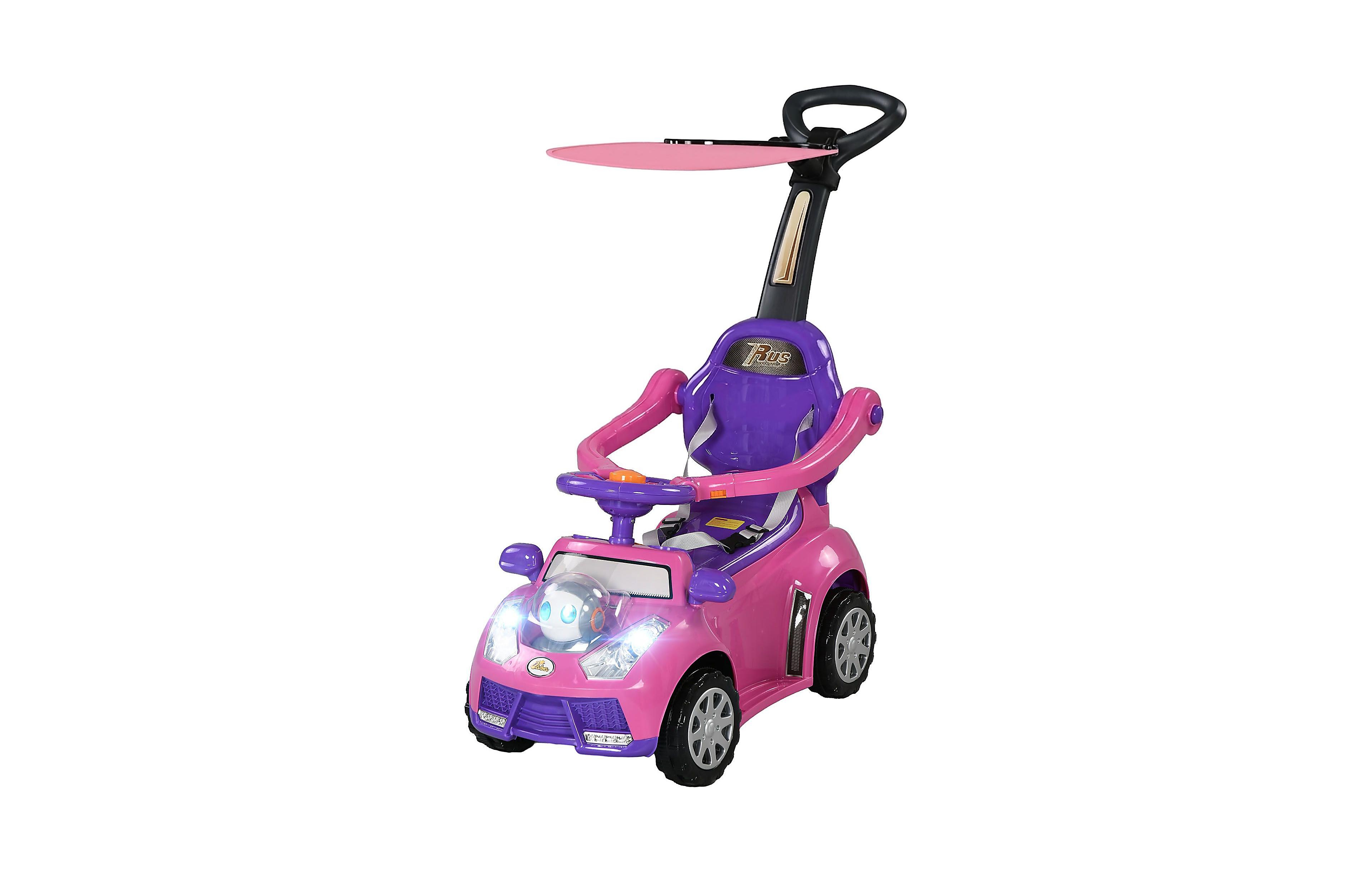 Sevorley Toddler Push Ride-On Car with Music, Horn and Under-Seat Storage, Ages 12-18 Months