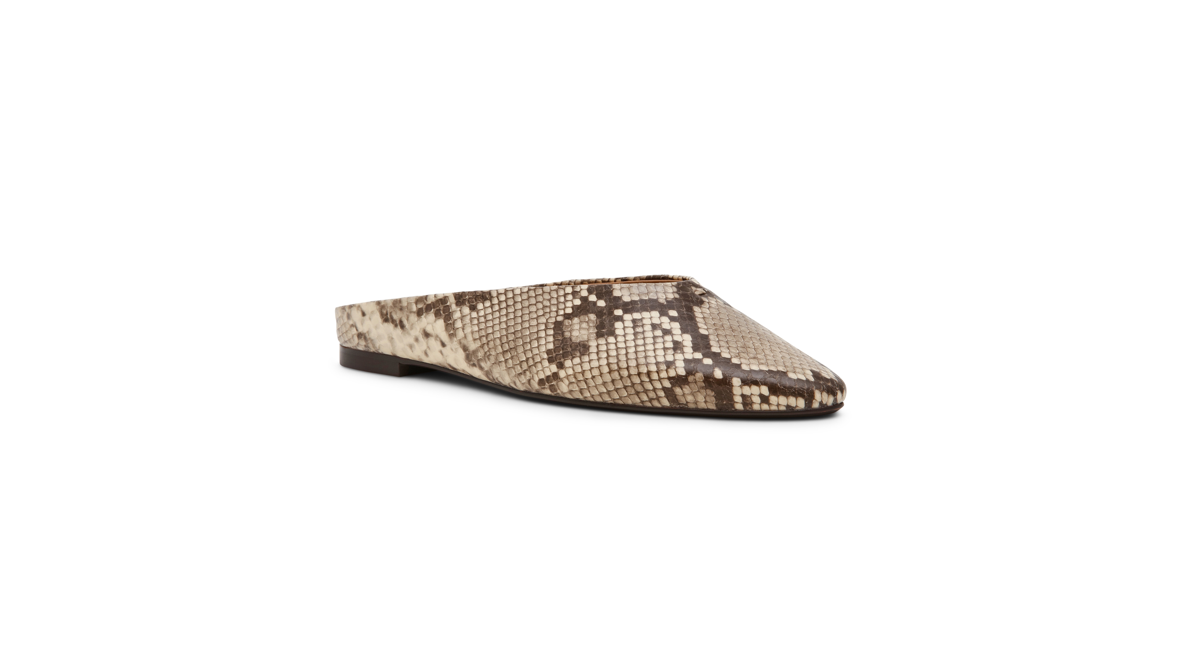 Steve Madden Women's Sherman Pointed Toe Faux Leather Mule Flats