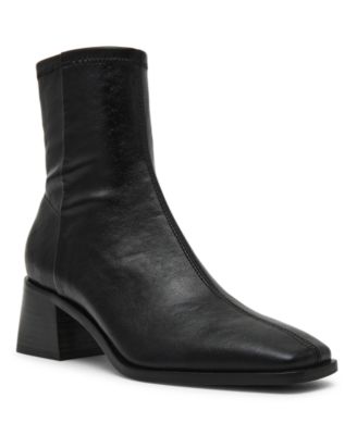 Women's Eralyn Block Heel Square Toe Sock Booties