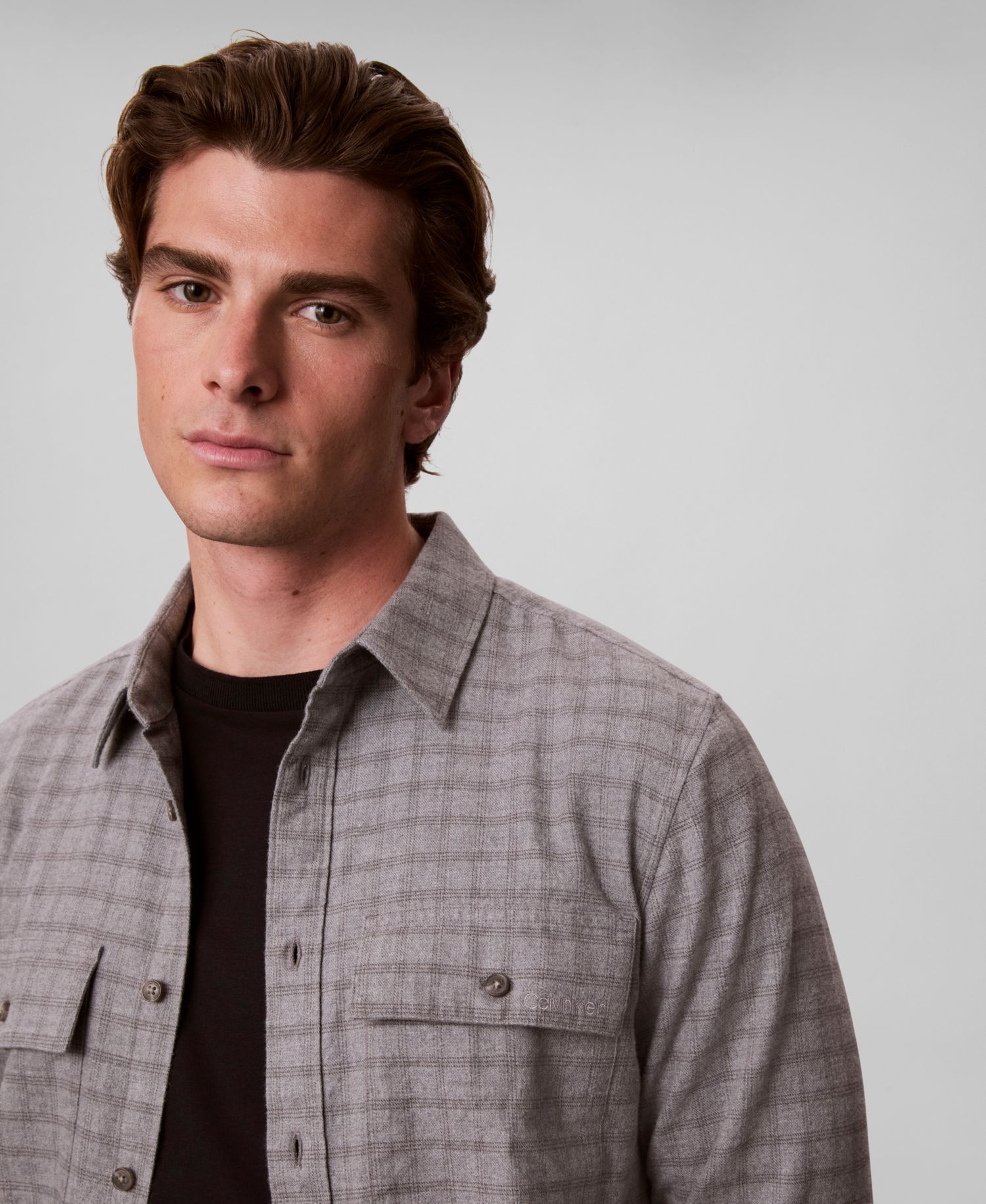 Men's Check Flannel Classic-Fit Shirt