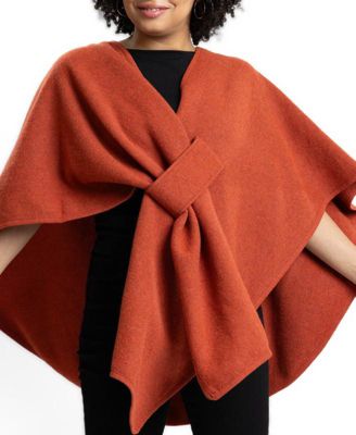 Women's Gloria Oversized V-Neck 3/4-Sleeve Poncho