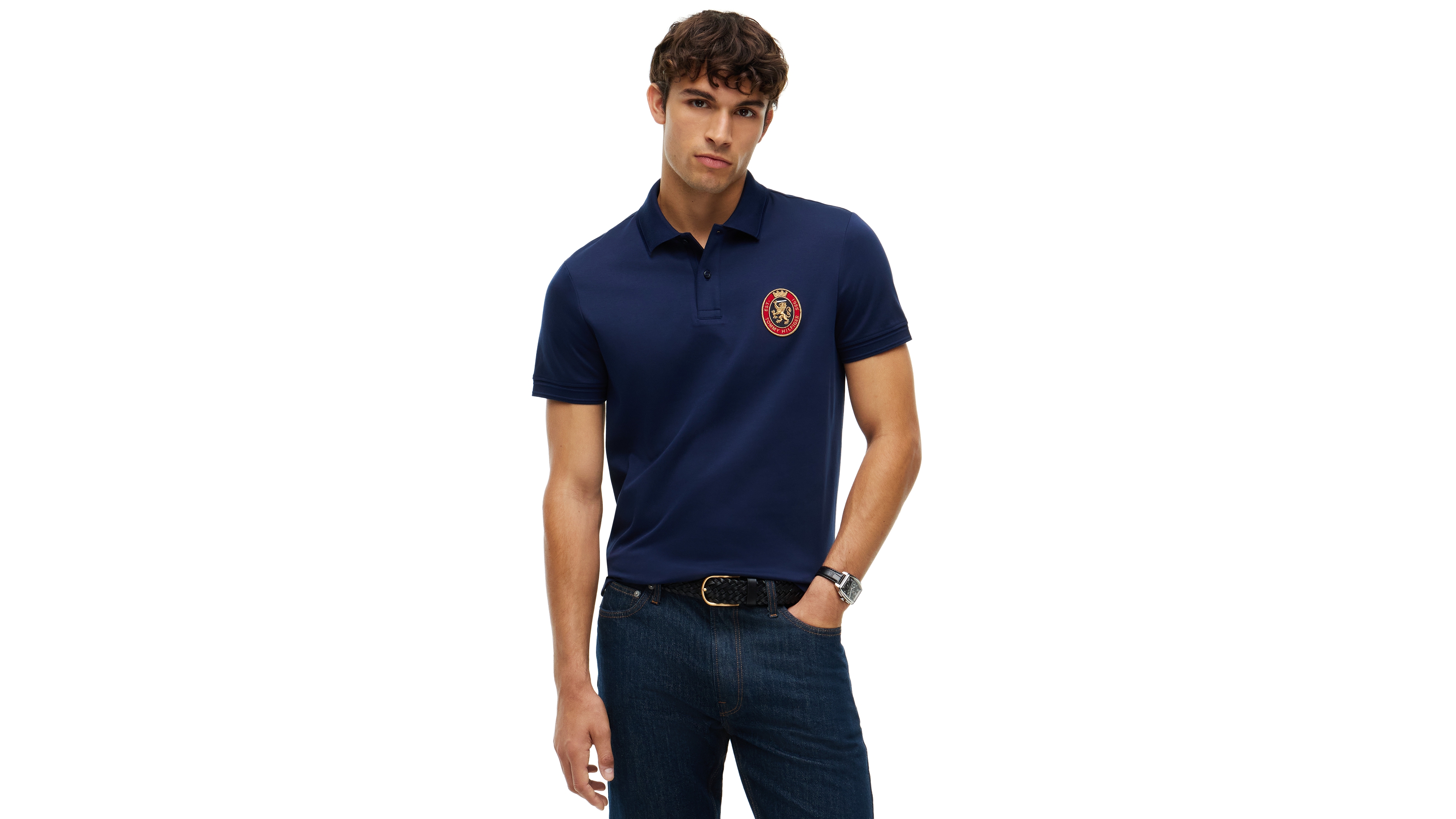 Tommy Hilfiger Men's Icon Regular-Fit Short-Sleeve Polo Shirt