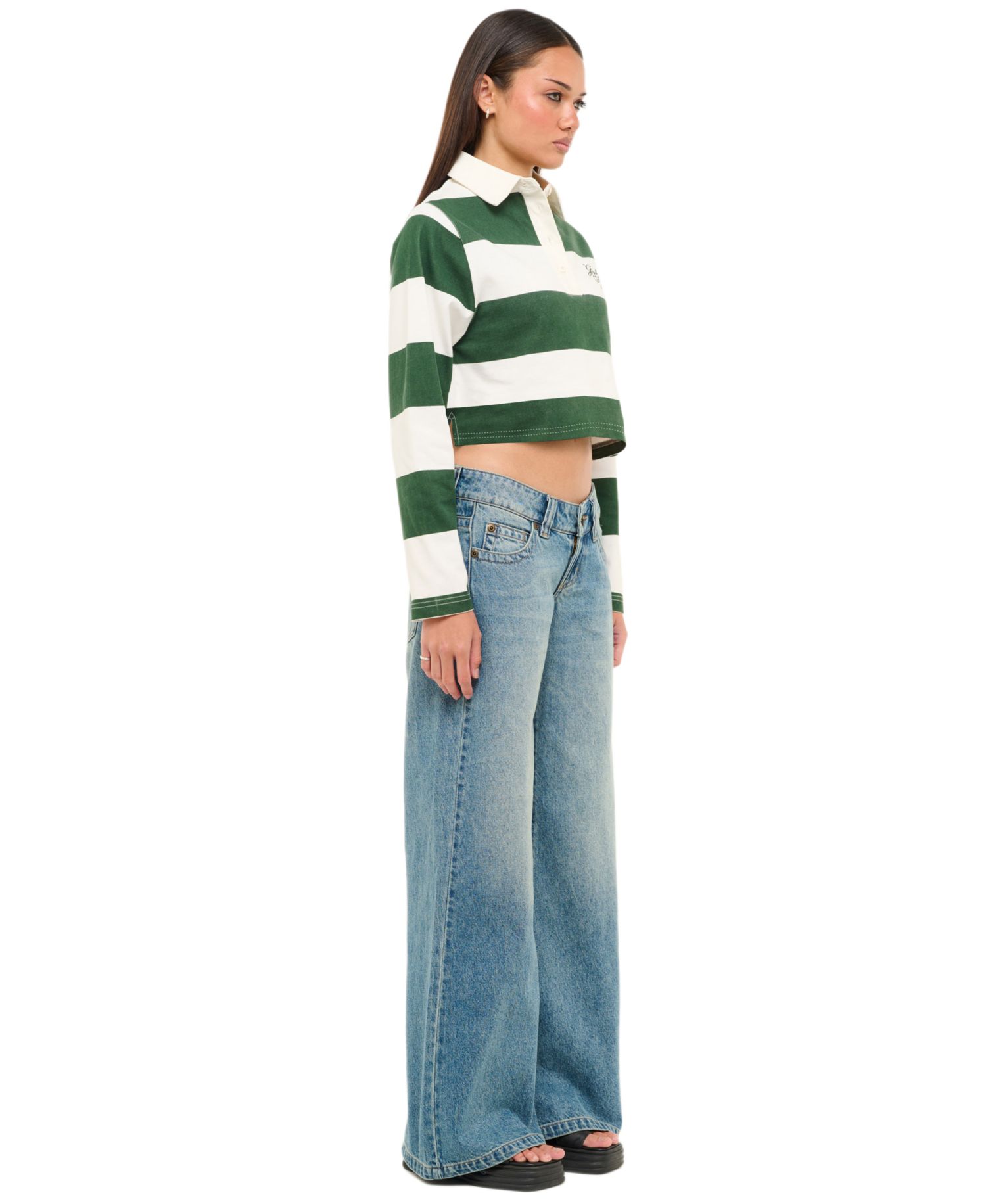 Women's Cassidy Wide-Leg Low-Rise Jeans