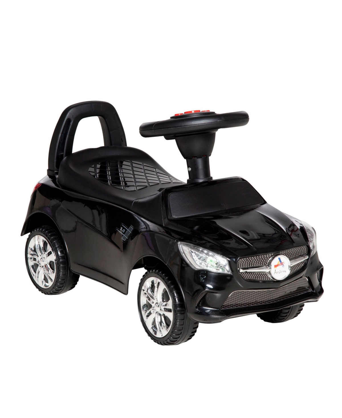 Sevorley Toddler Push Ride-On Car with Headlights and Music