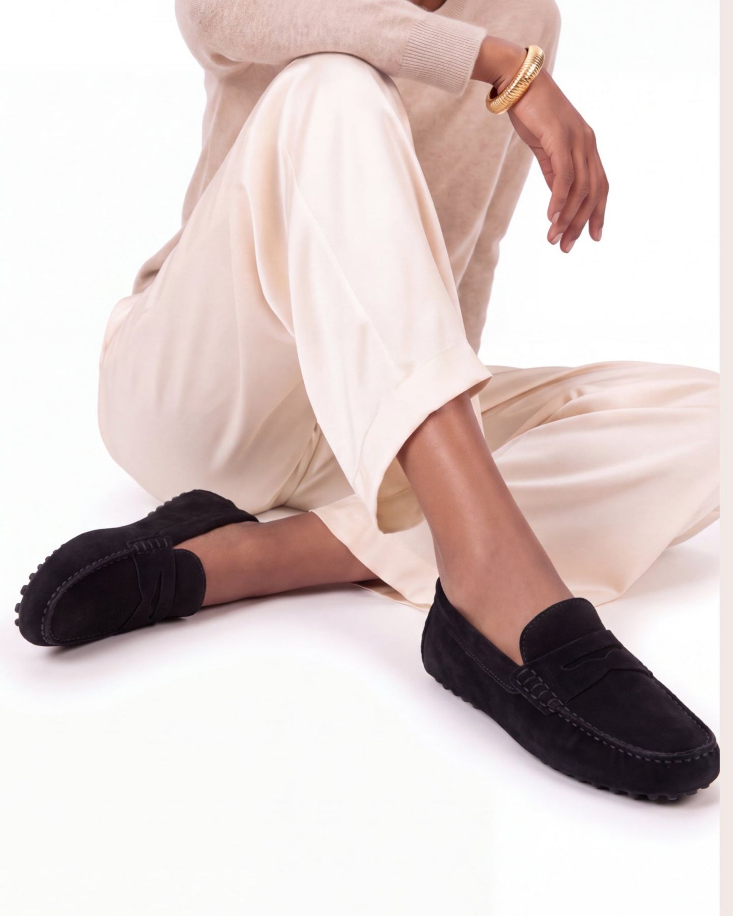 Женские туфли Menina Step Oporto Moccasin Loafer, цвет: Чёрный — фото 11