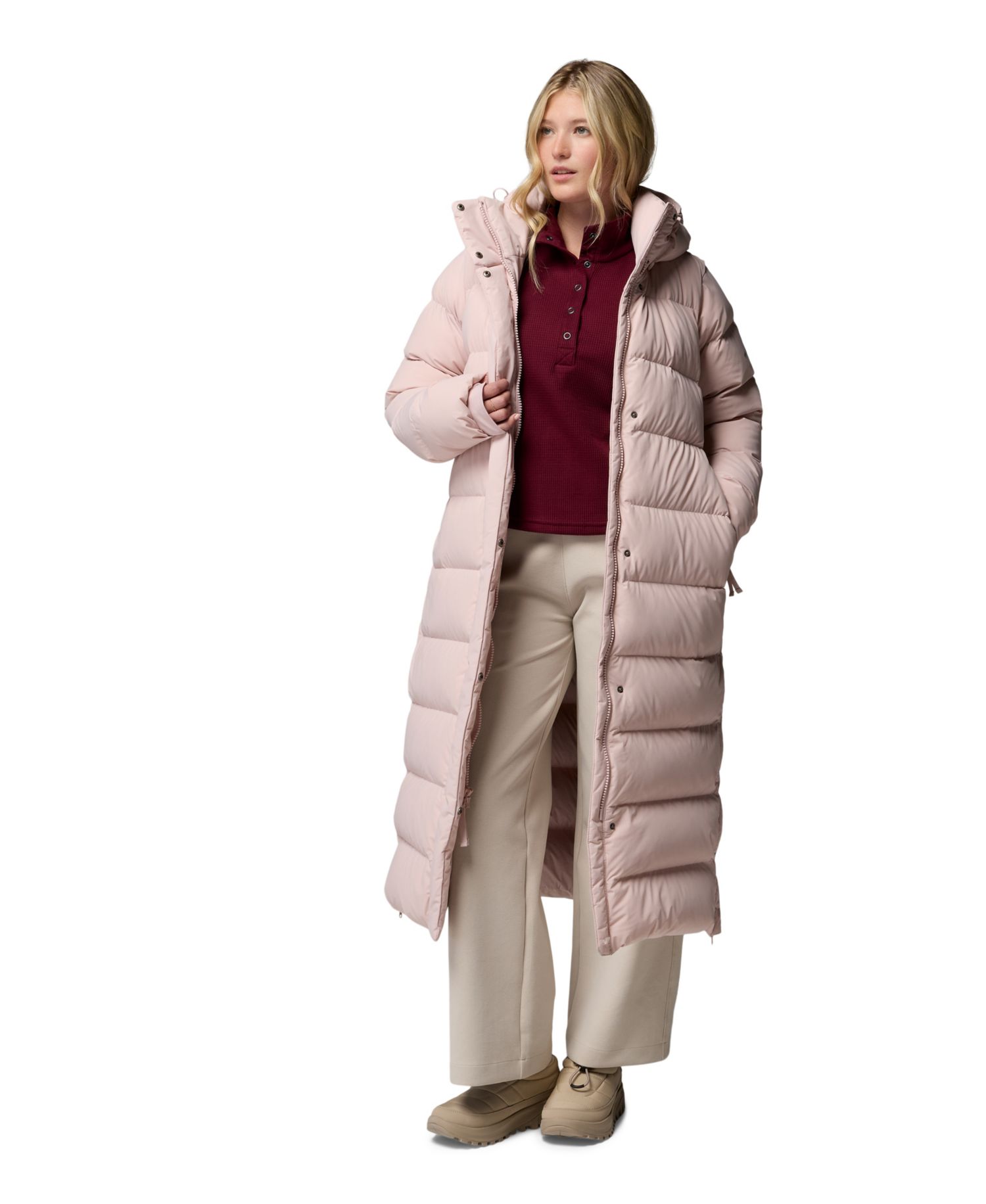Women's Amaze Long Hooded Puffer Jacket