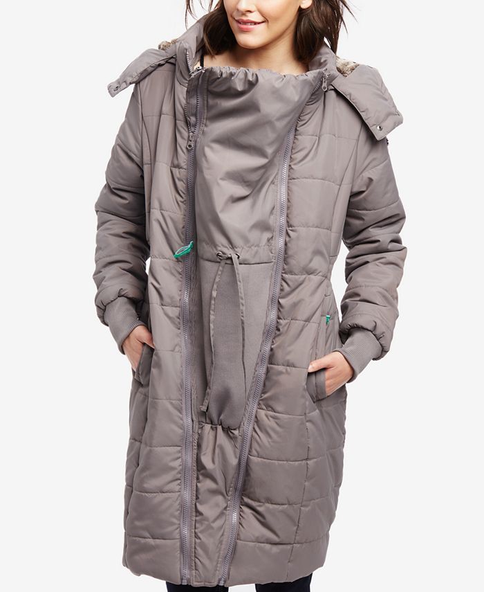 Motherhood Maternity Quilted Puffer Coat Macy's