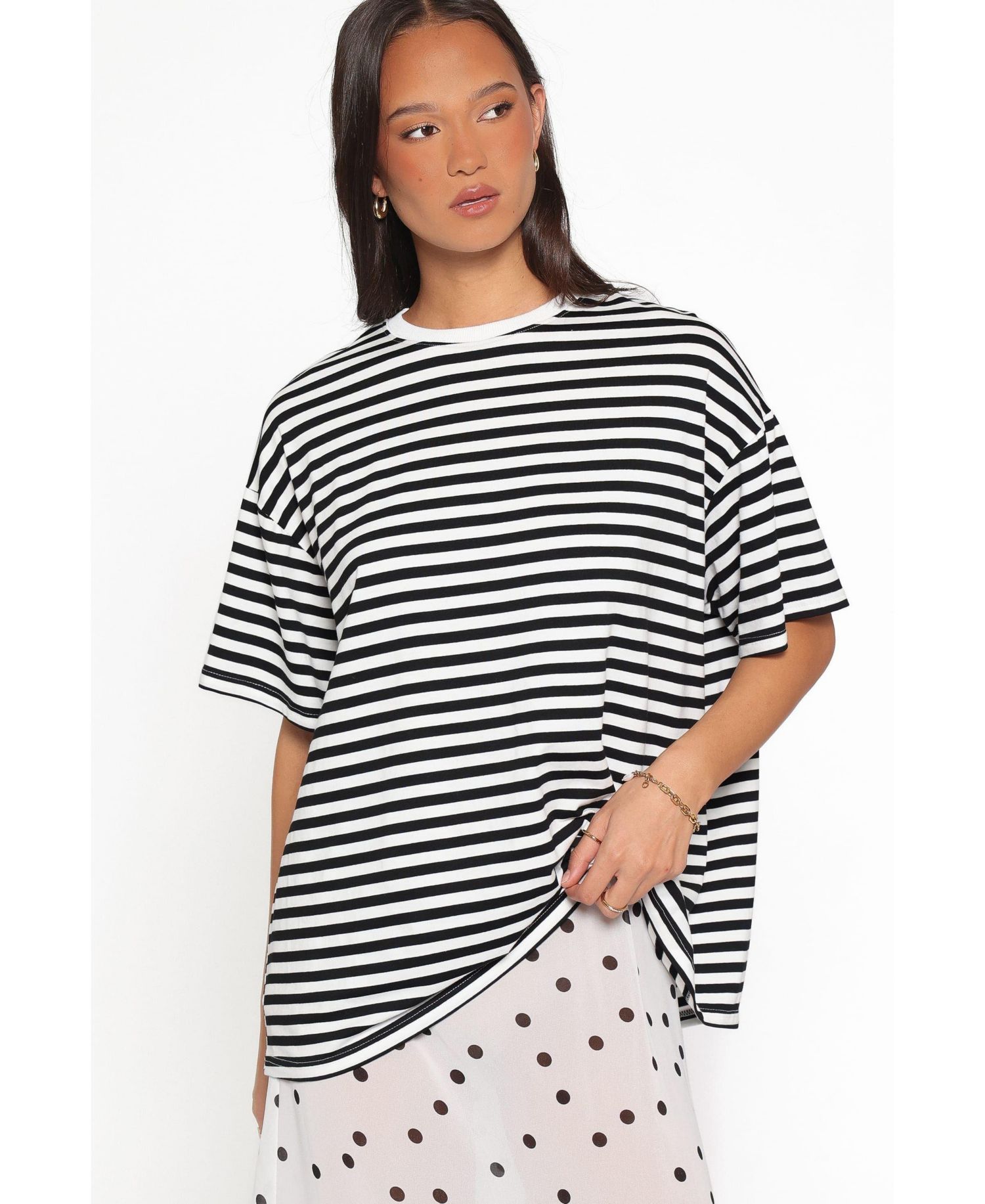 Women's Tammi Oversized High-Rise Midi Top and Skirt, 2-Piece Set