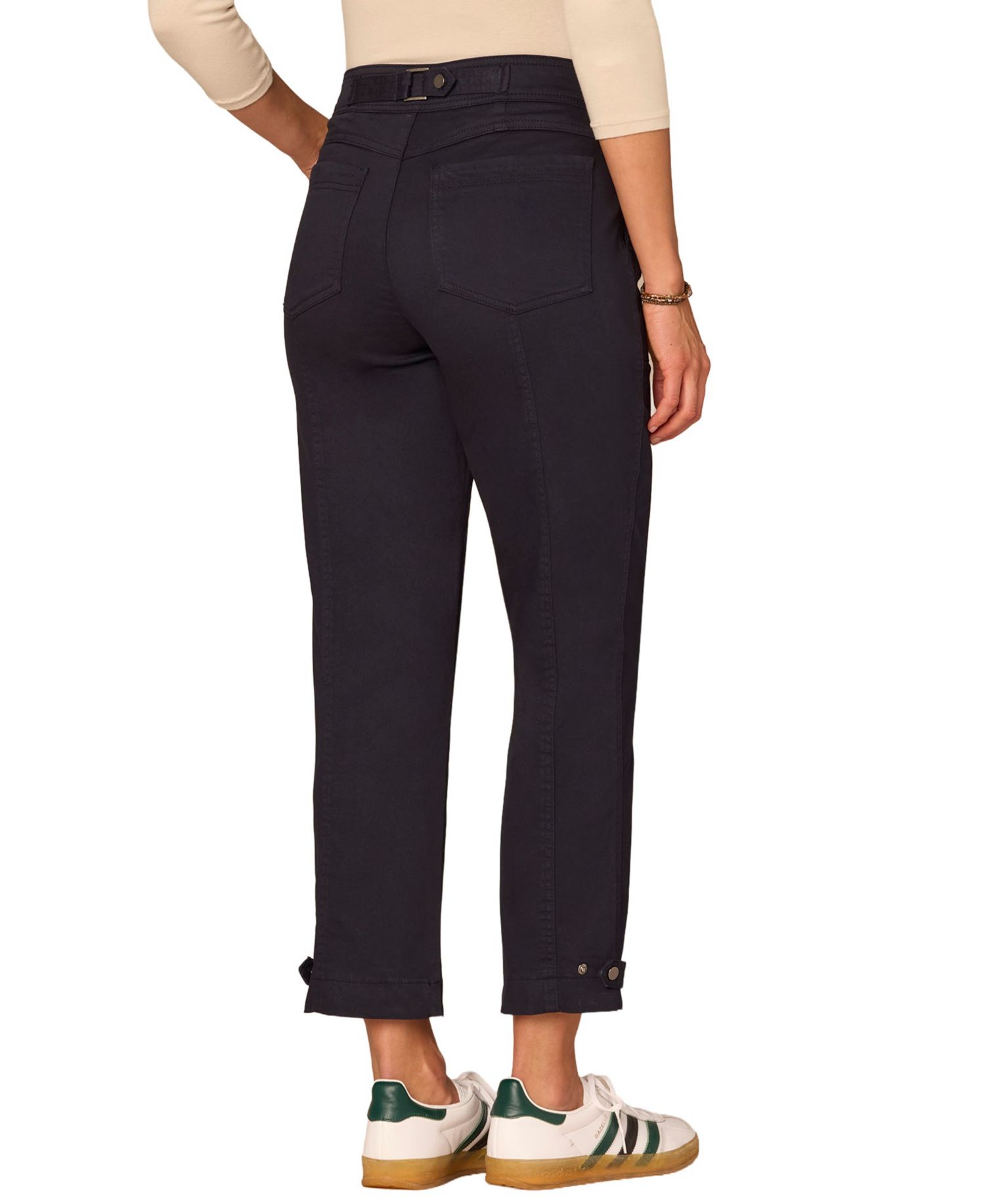 Petite "Ab"solution High-Rise Tapered Utility Pants