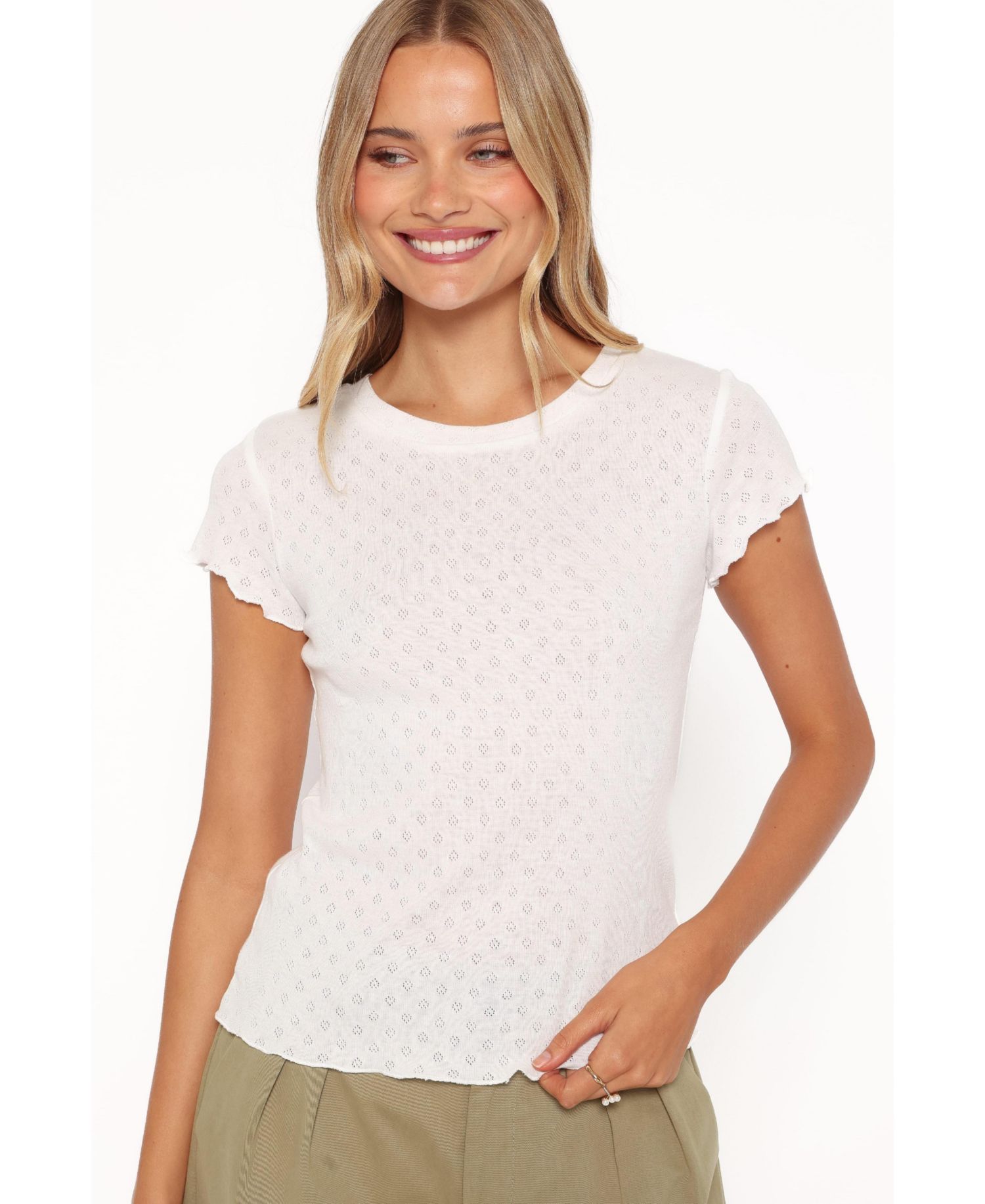 Women's Darla Pointelle T-Shirt