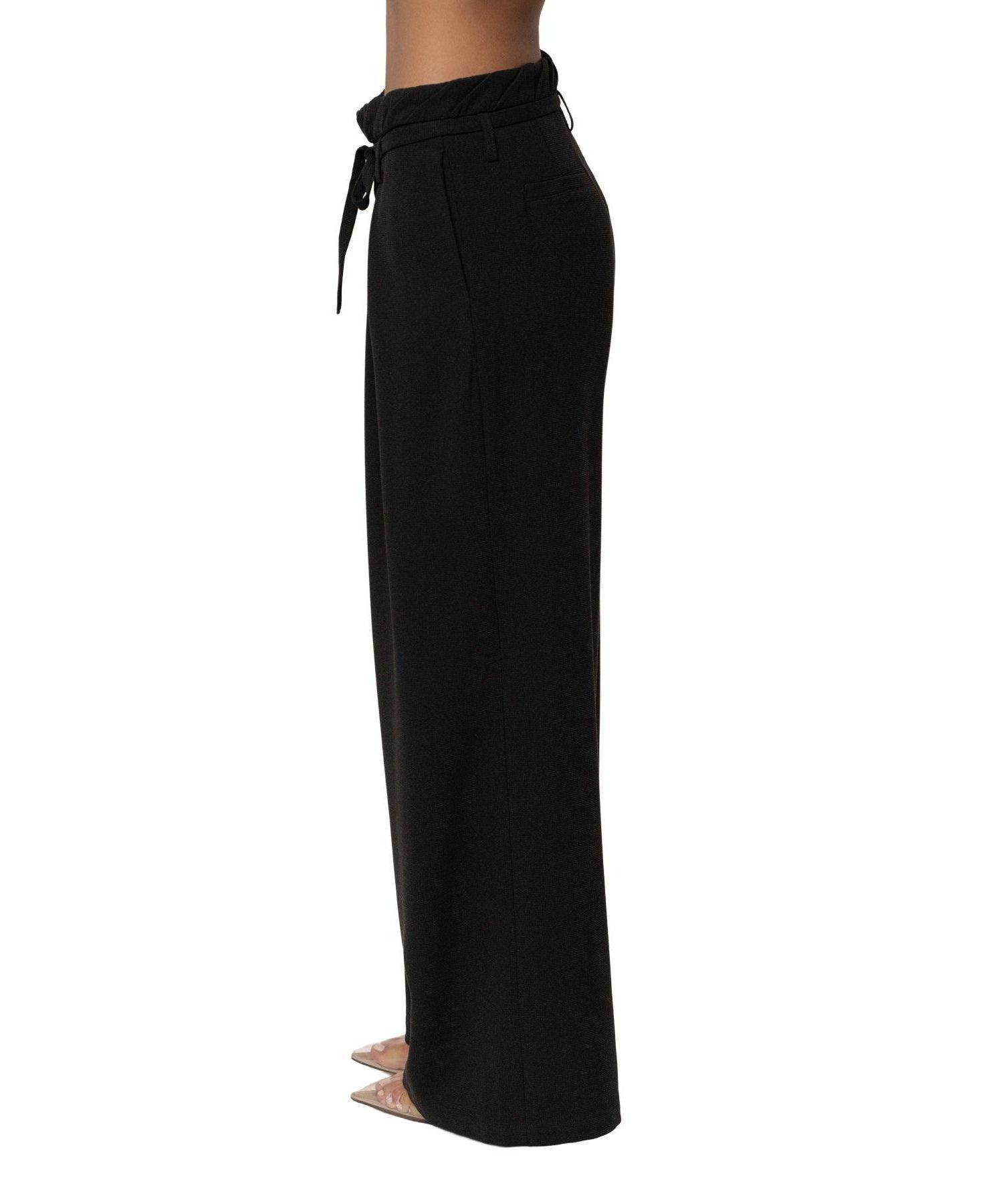 Women's Refined Ease High-Waisted Wide-Leg Pleated Pants