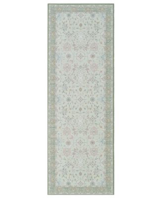 Aure Floral Slip Resistant Runner Rug, 26" x 72"