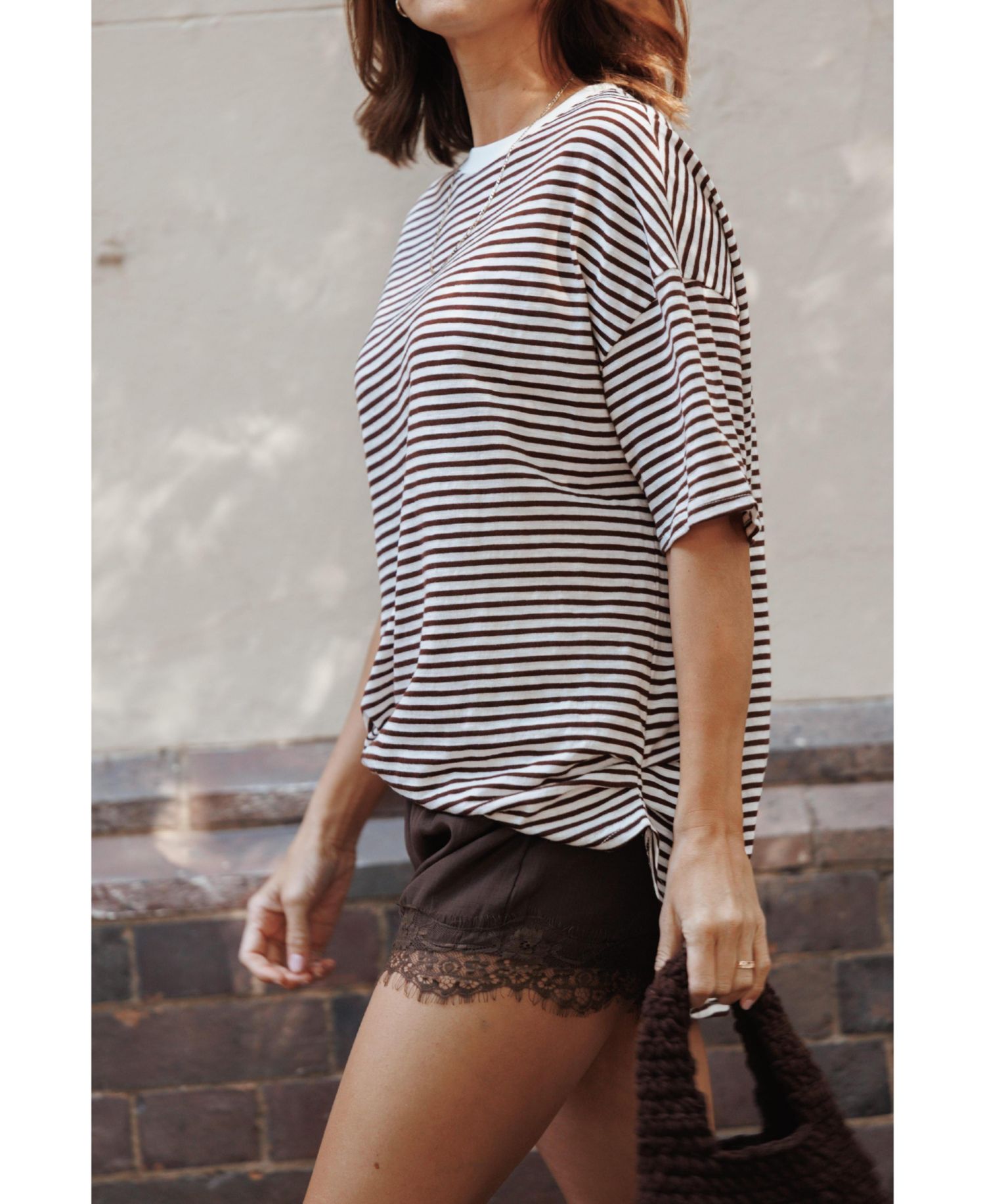 Women's Mairead Lace Crewneck Top and Shorts, 2-Piece Set