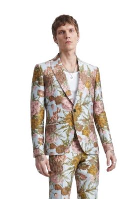 Men's Hirshfield Slim Fit Floral Suit Jacket