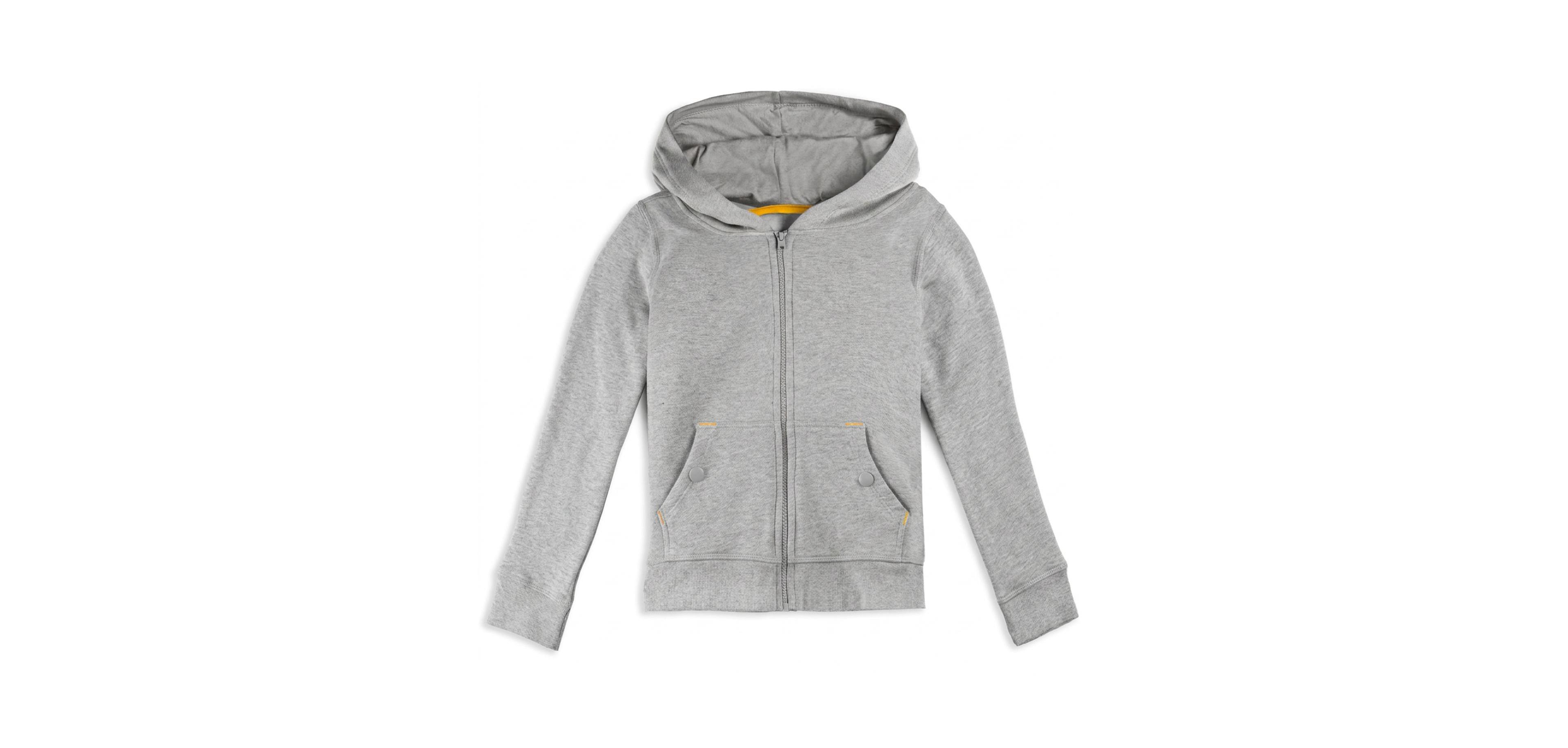 Mightly Toddler Boys' 2T-5T Organic Cotton Brushed Fleece Full-Zip Hoodie