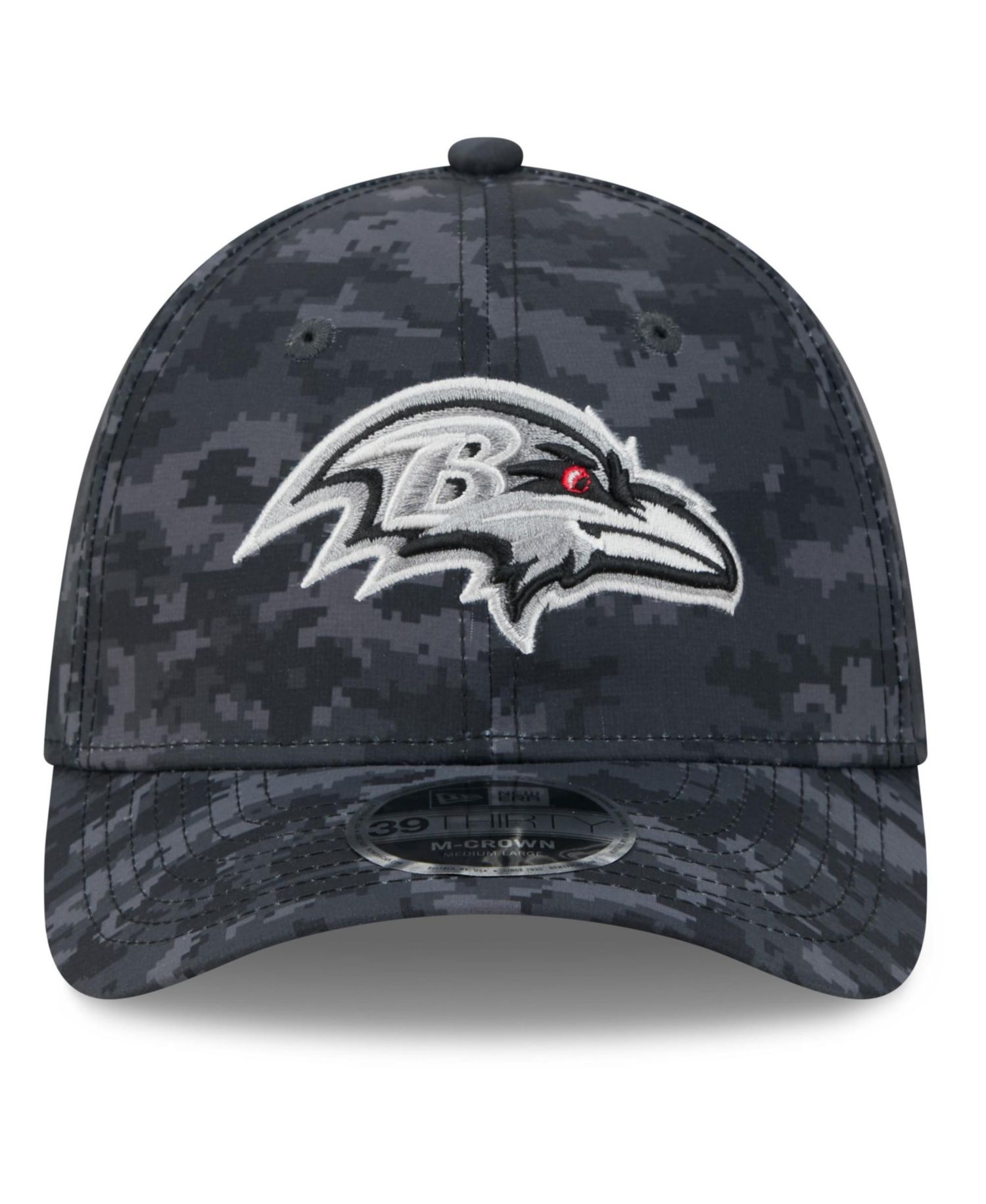 Men's Black Baltimore Ravens 2026 Salute to Service 39THIRTY Flex Hat