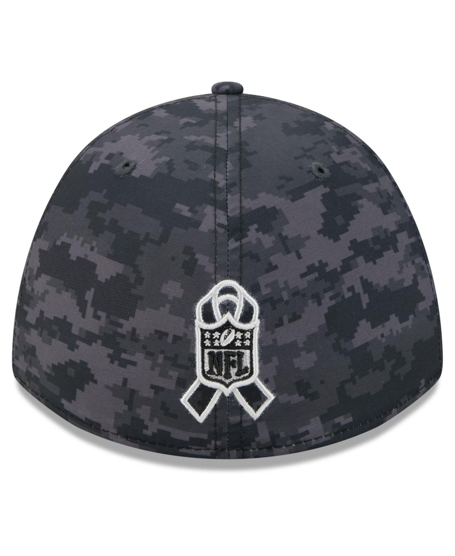 Men's Black Los Angeles Rams 2026 Salute to Service 39THIRTY Flex Hat