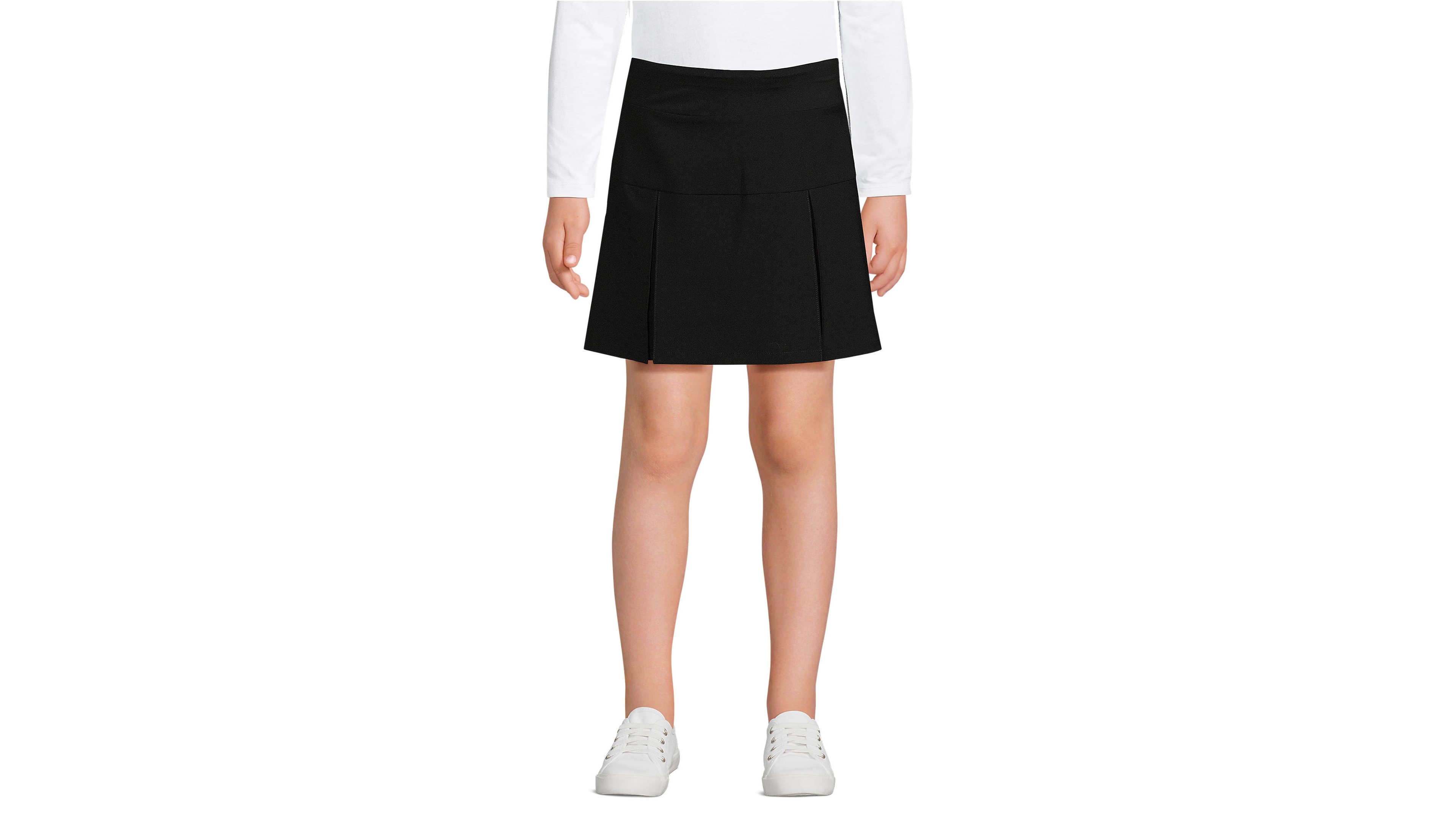 Lands' End Girls Performance Pleated Skort Above the Knee