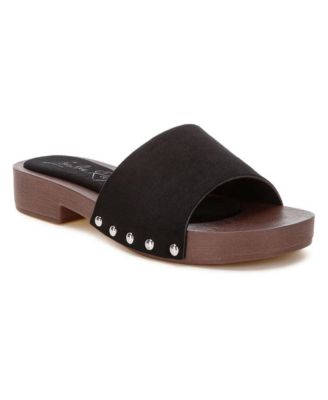 Womens Seraxa Open Round Toe Cushioned Sandals