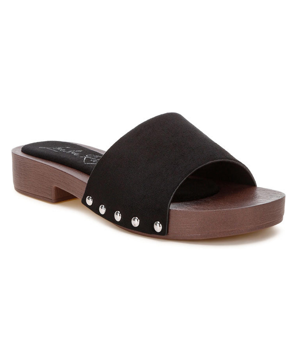 London Rag Womens Seraxa Open Round Toe Cushioned Sandals