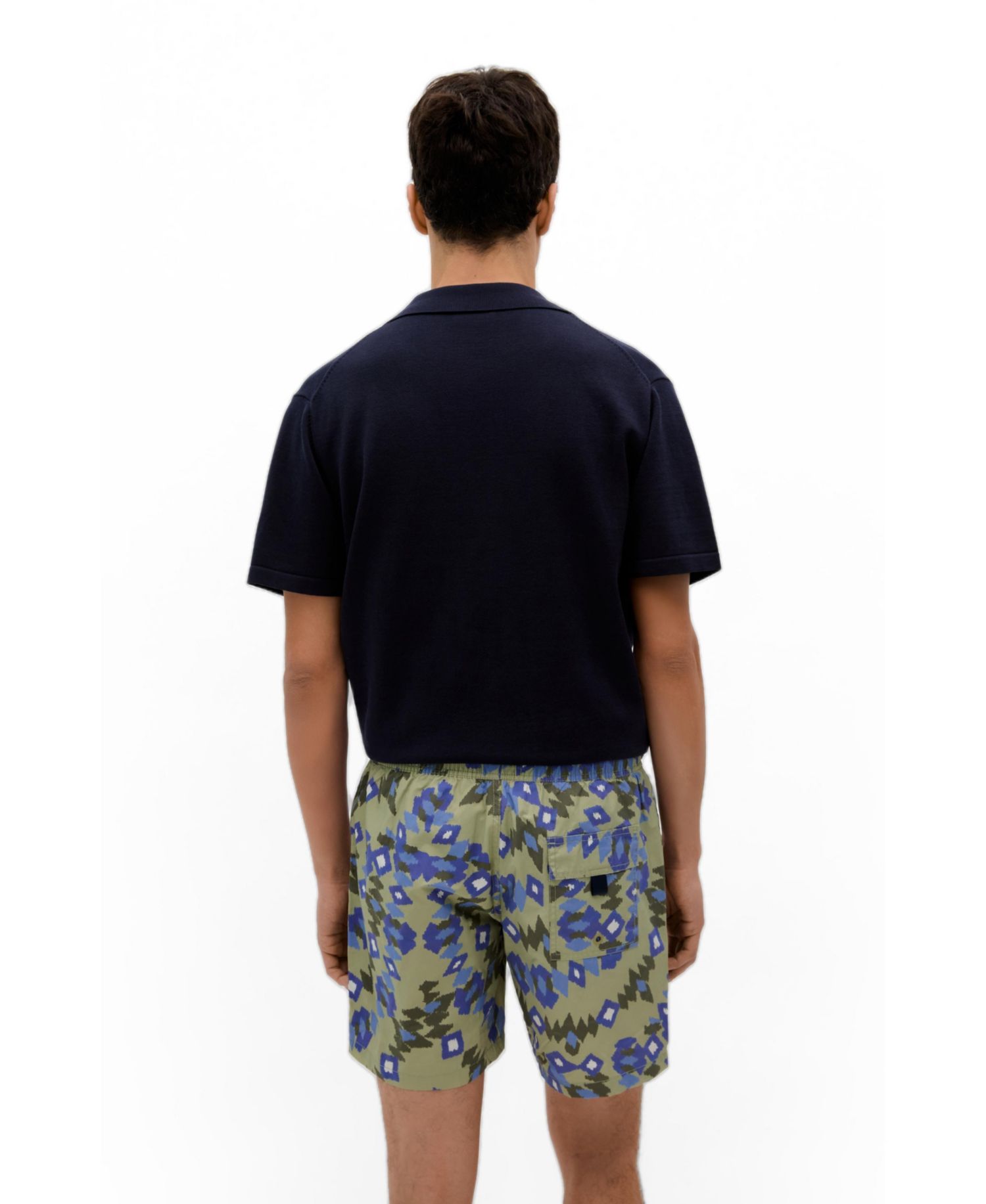 Men's Ikat Lined Swim Trunks