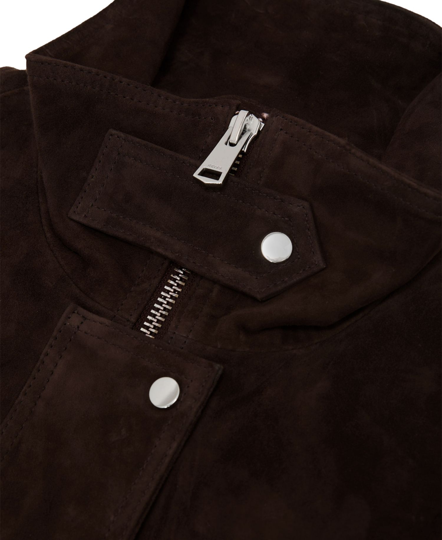 Women's Cara Suede Funnel-Neck Bomber Jacket