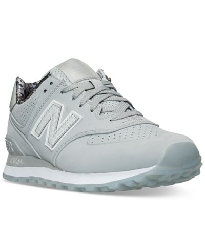 New Balance Women's 574 Luxe Reptile Casual Sneakers from Finish Line