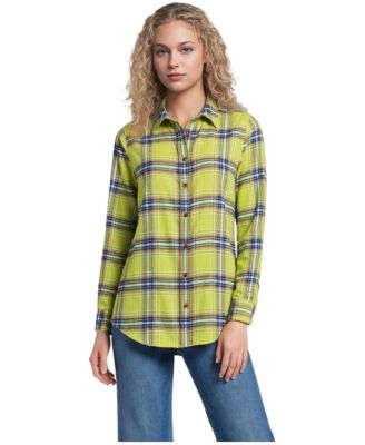 Women's Flannel Boyfriend Long Sleeve Shirt