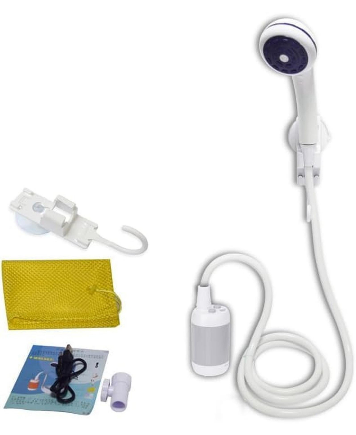 Sevorley Portable Camping Shower, Rechargeable for Camping, Travel and Outdoor Activities