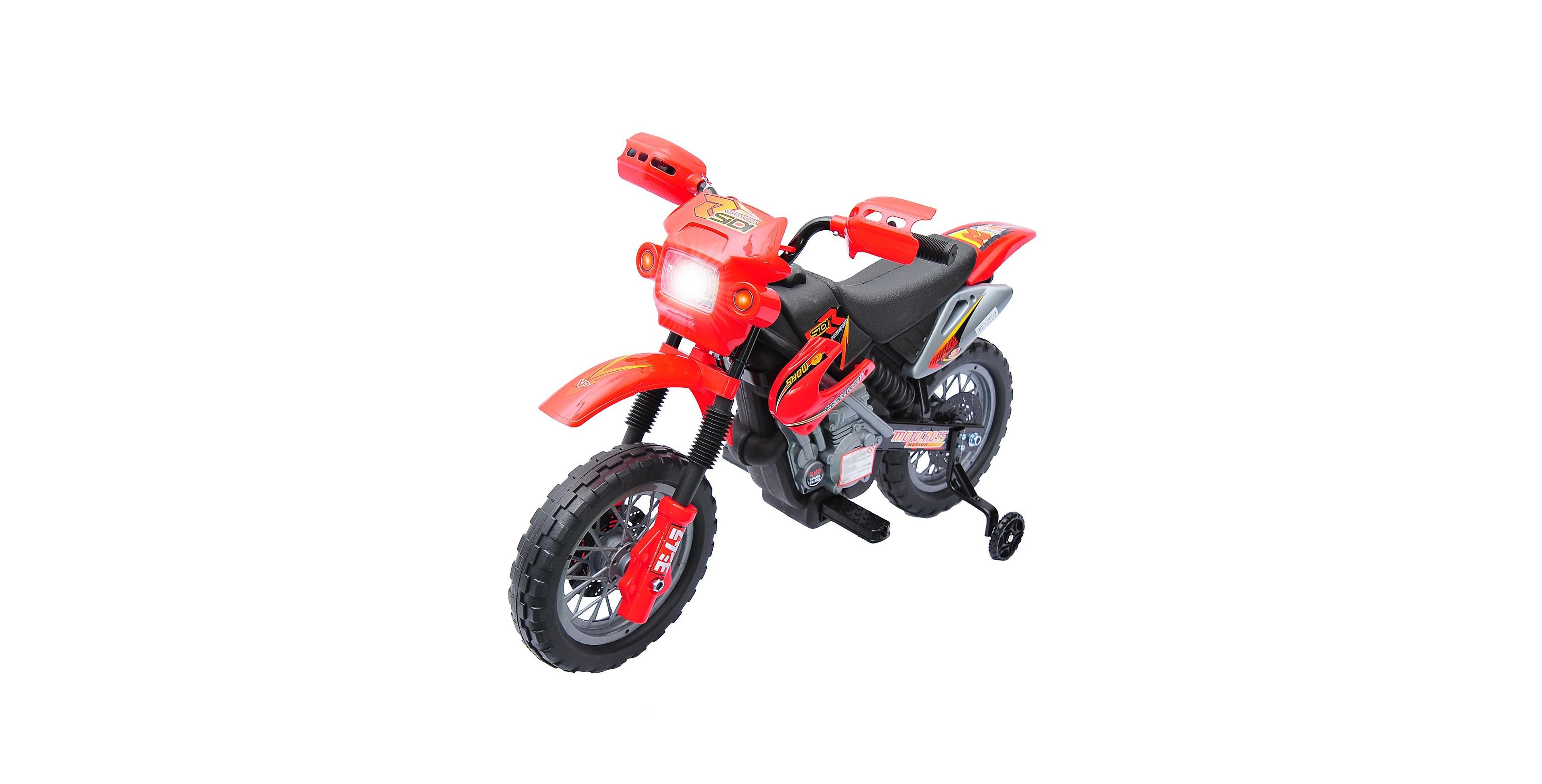 Sevorley Kids 6V Battery-Powered Ride-On Motorcycle, 1 Rider, Ages 5-10 Years