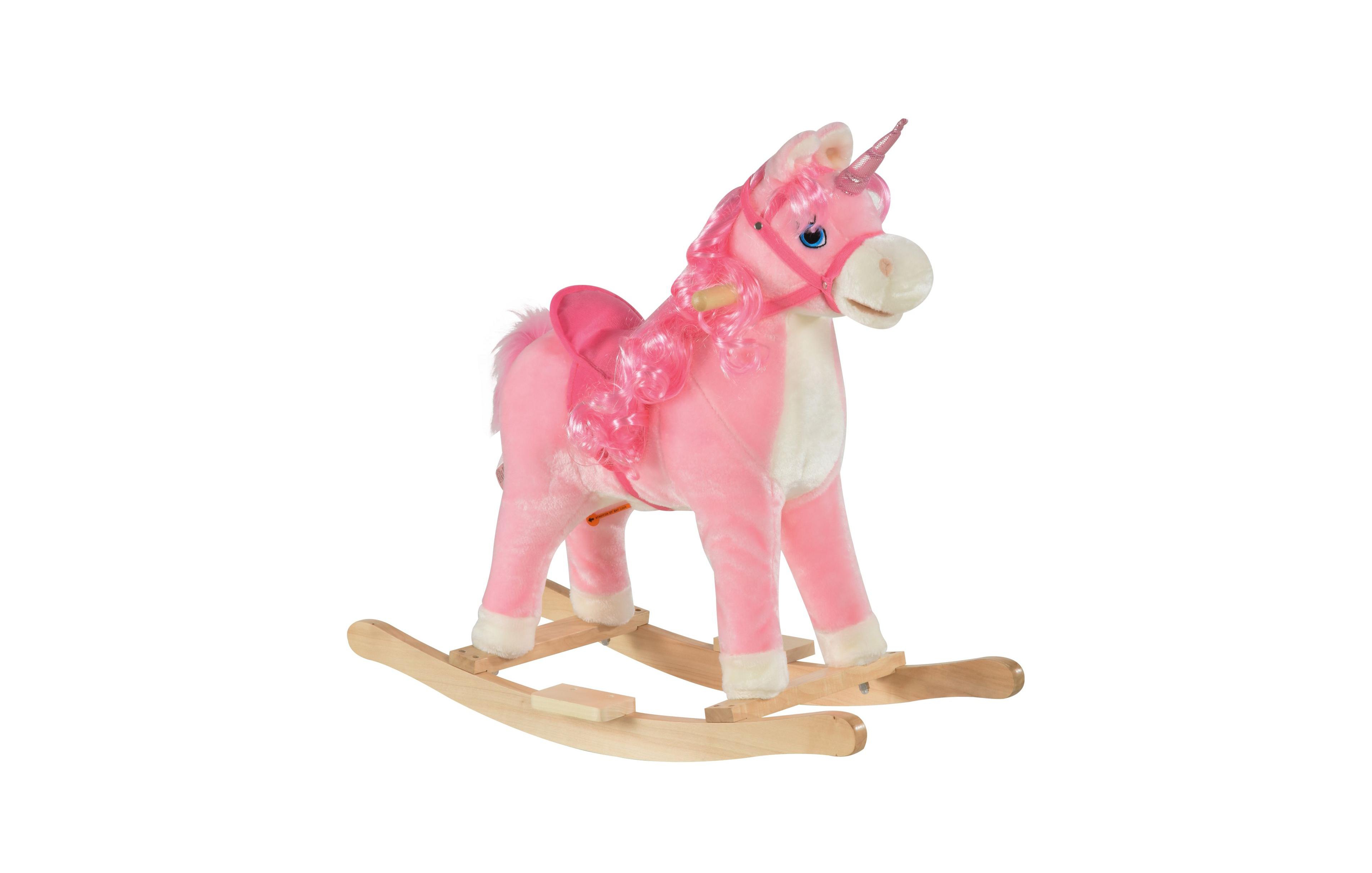 Sevorley Wooden Rocking Ride-On Toy, Ages 3-6