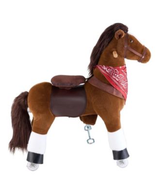 Wheeled Ride-On Horse with 176 lb Capacity, Ages 6+