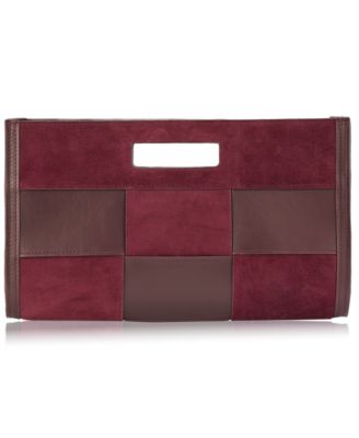 Remy Suede Medium Evening Clutch Handbag