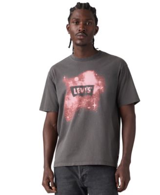Men's Vintage Fit Graphic Relaxed-Fit Crewneck T-Shirt
