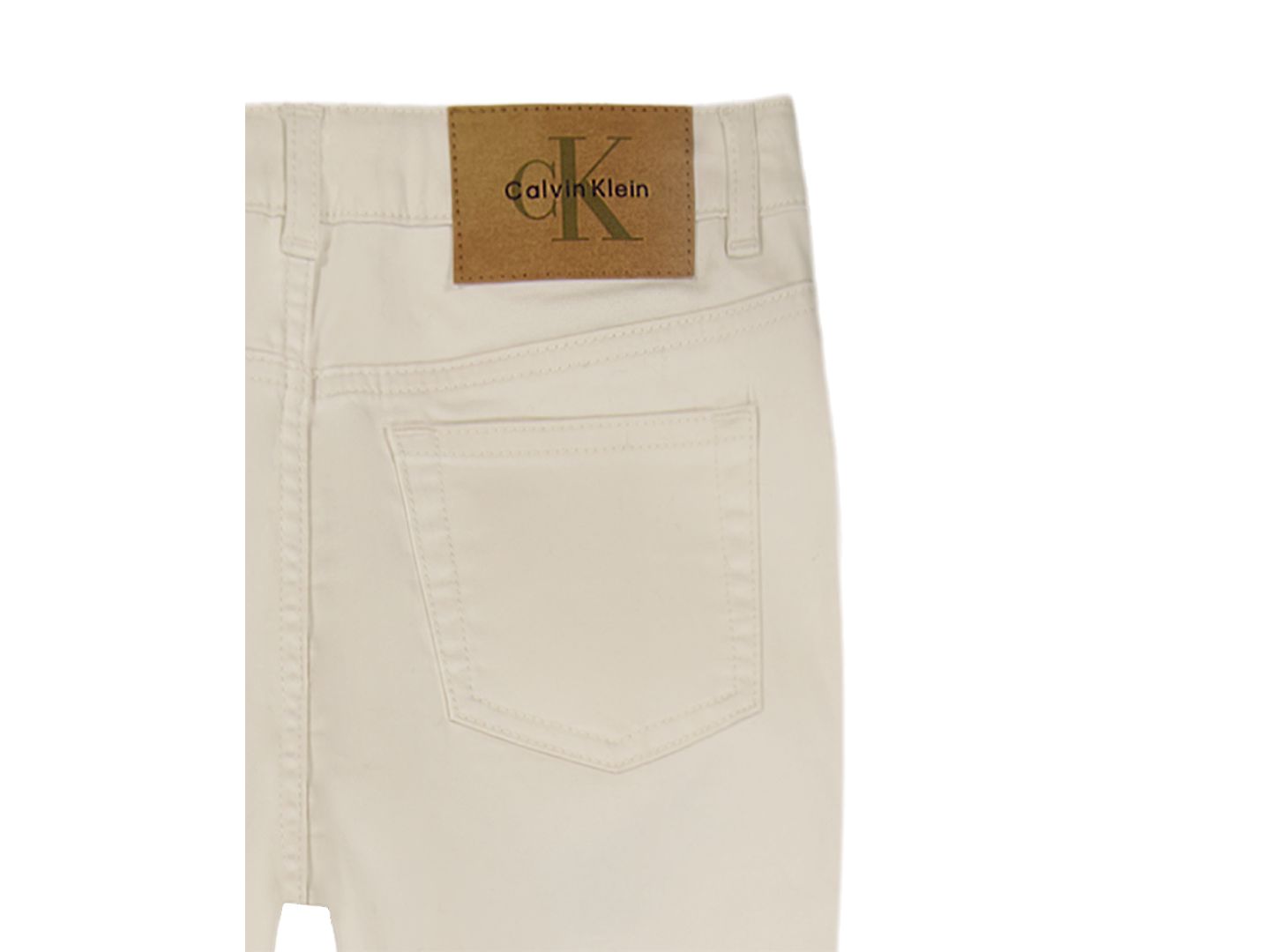 Брюки Calvin Klein Cotton Sateen Flare для девочек, цвет: Чёрный — фото 9