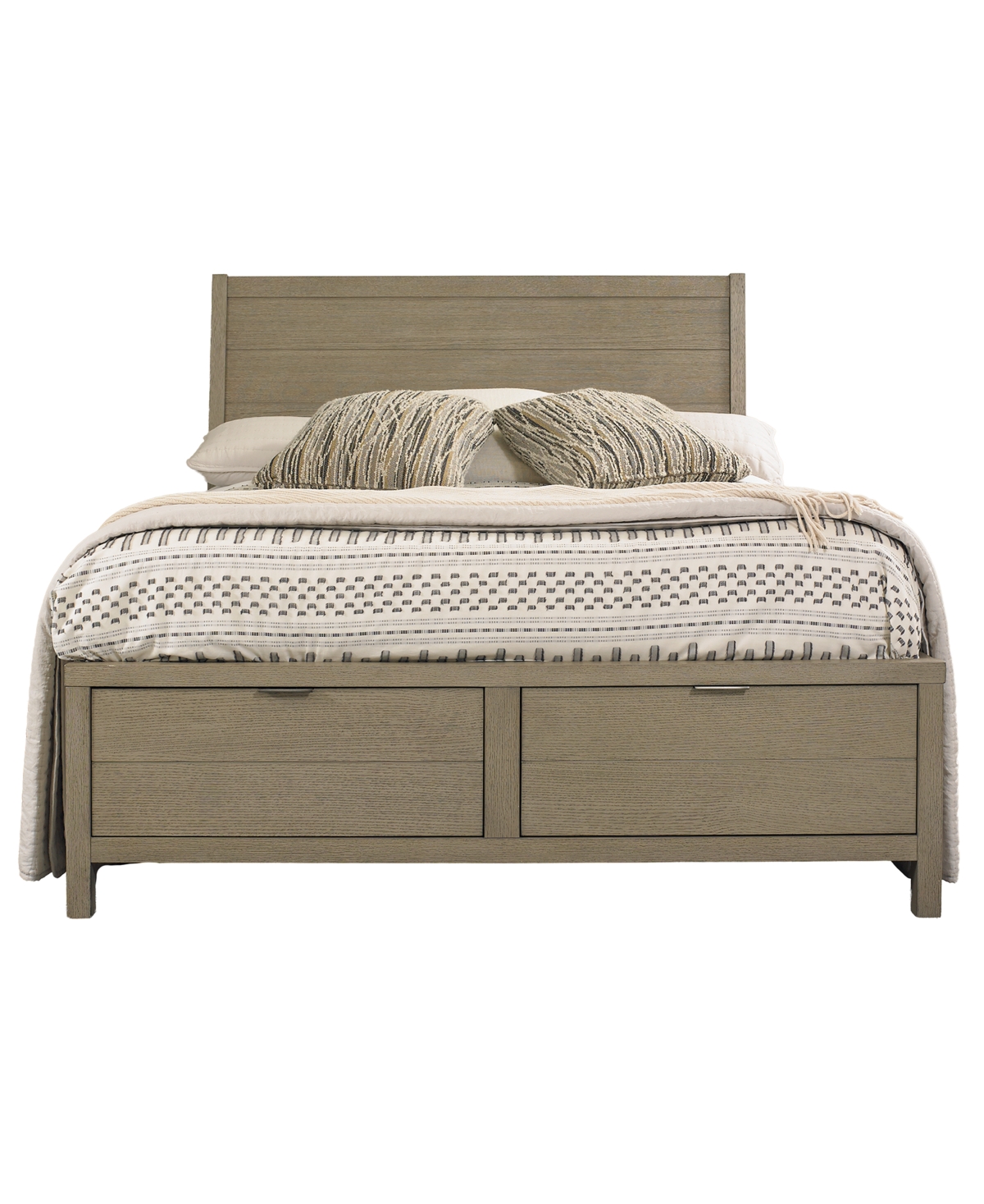 Furniture Cairo King Wood Storage Bed