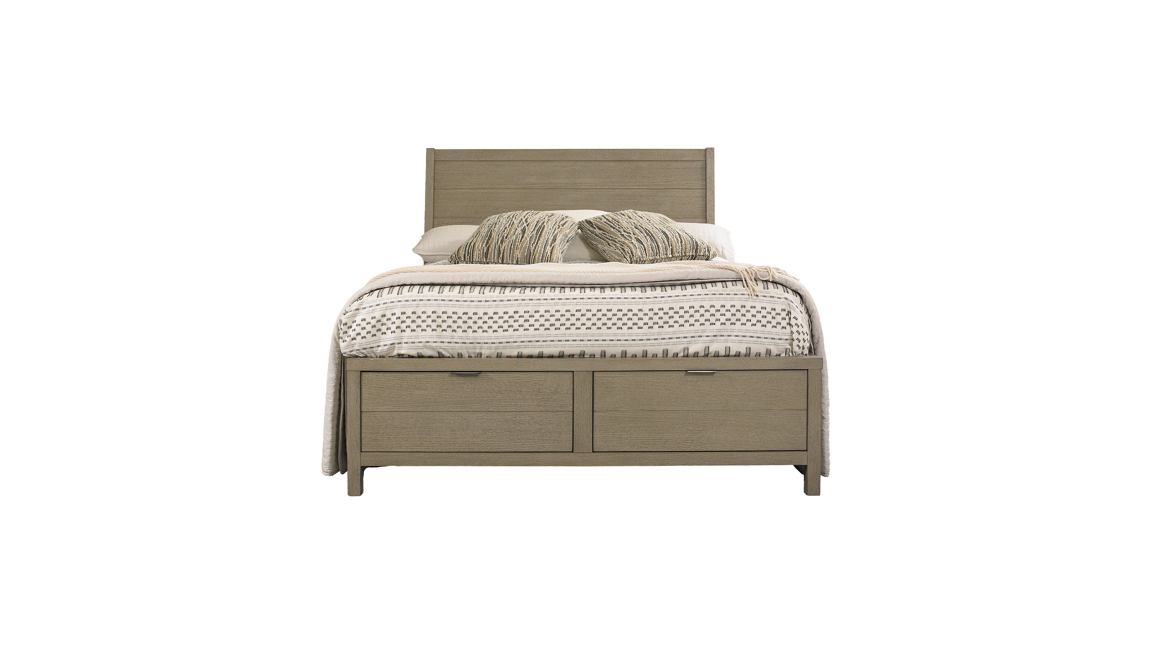 Furniture Cairo King Wood Storage Bed