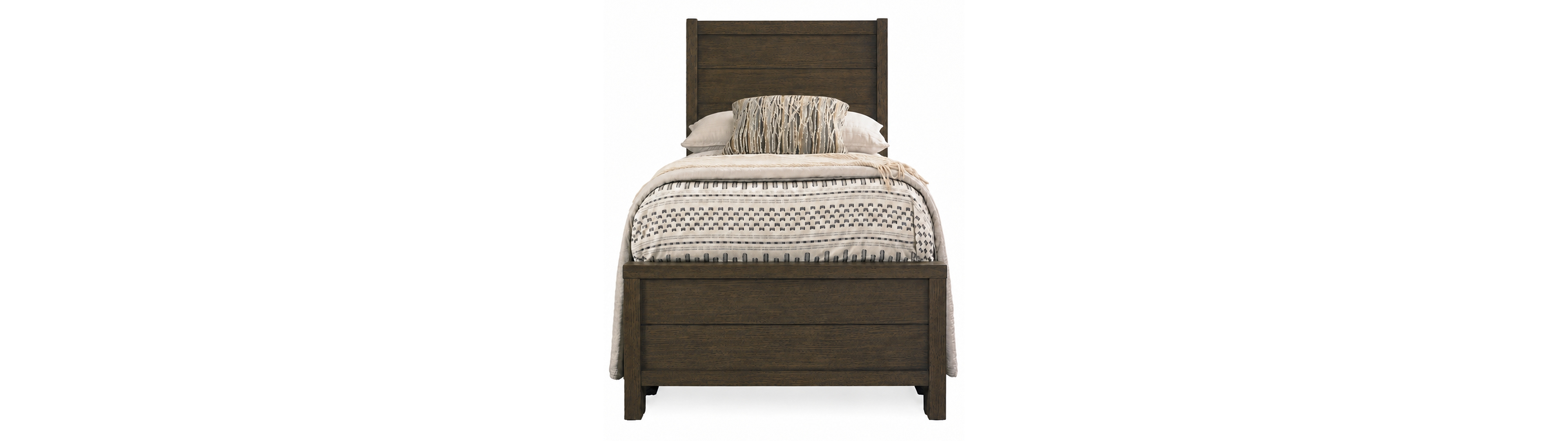 Furniture Cairo Twin Wood Panel Bed