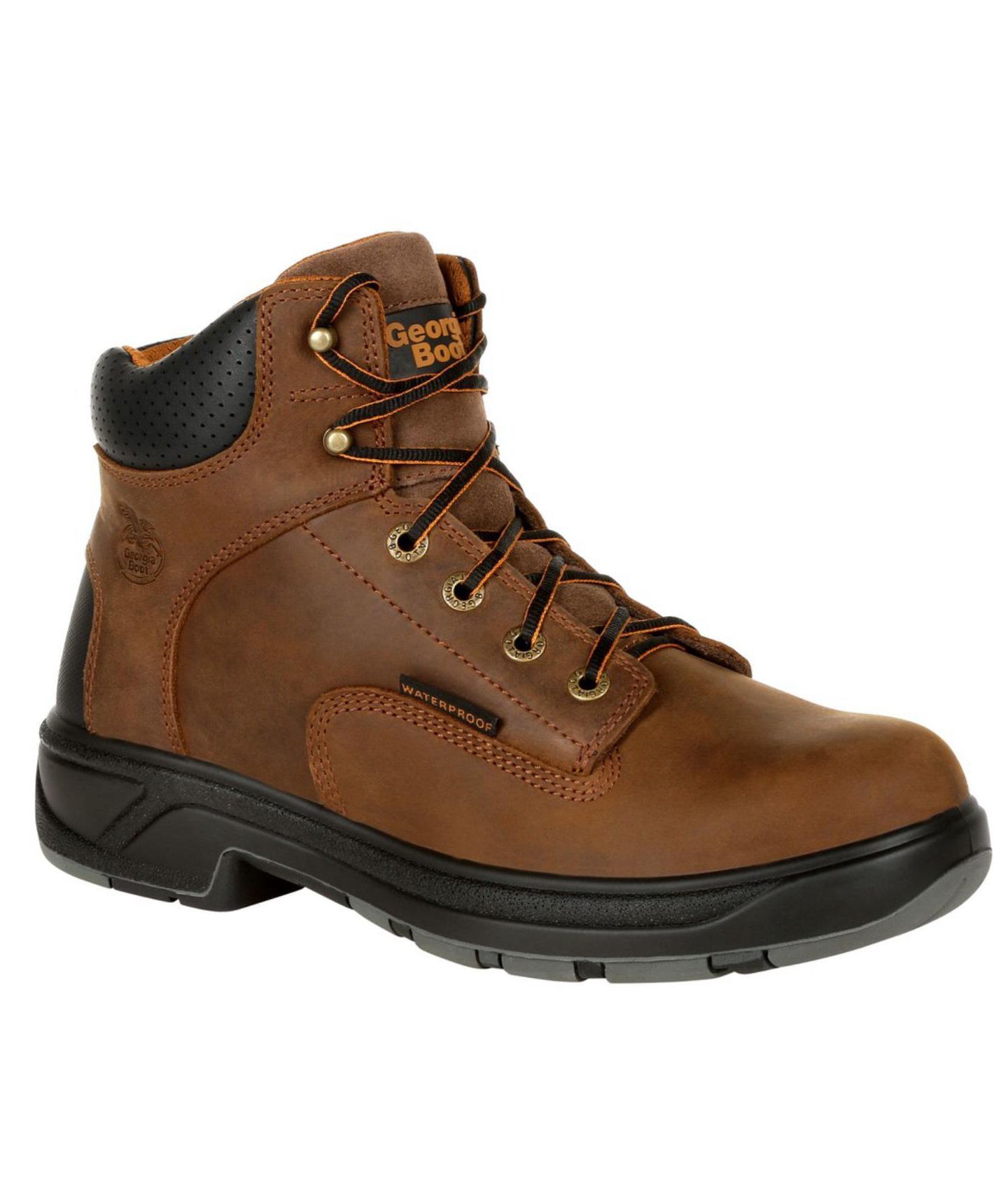 Мужские ботинки GEORGIA BOOT FLXpoint Waterproof Work Boot, цвет: Коричневый — фото 9