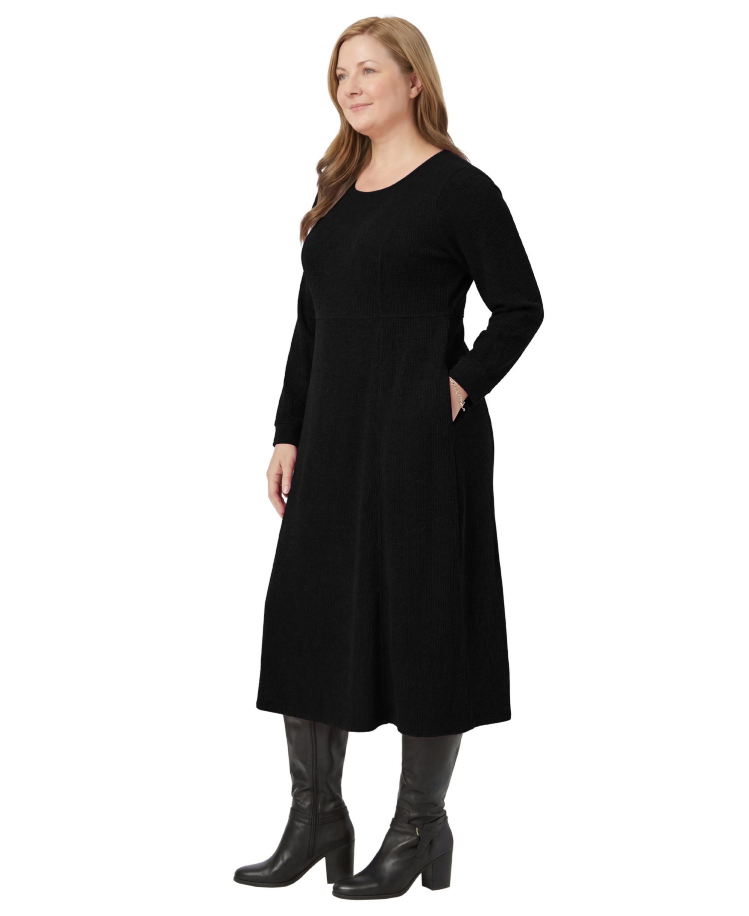 Women's Within Thermal Knit A-Line Dress