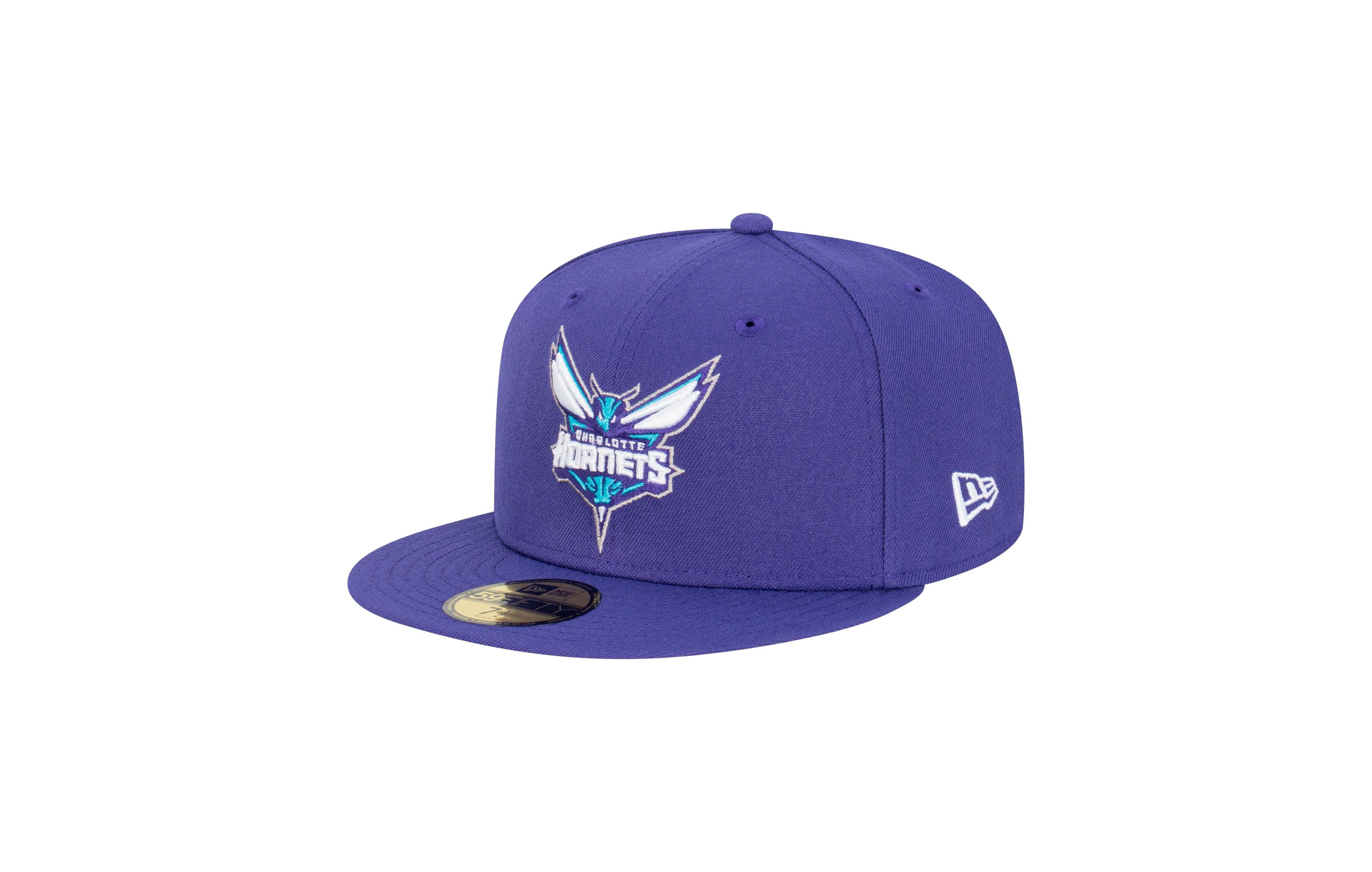 New Era Men's Purple Charlotte Hornets Team 59FIFTY Fitted Hat
