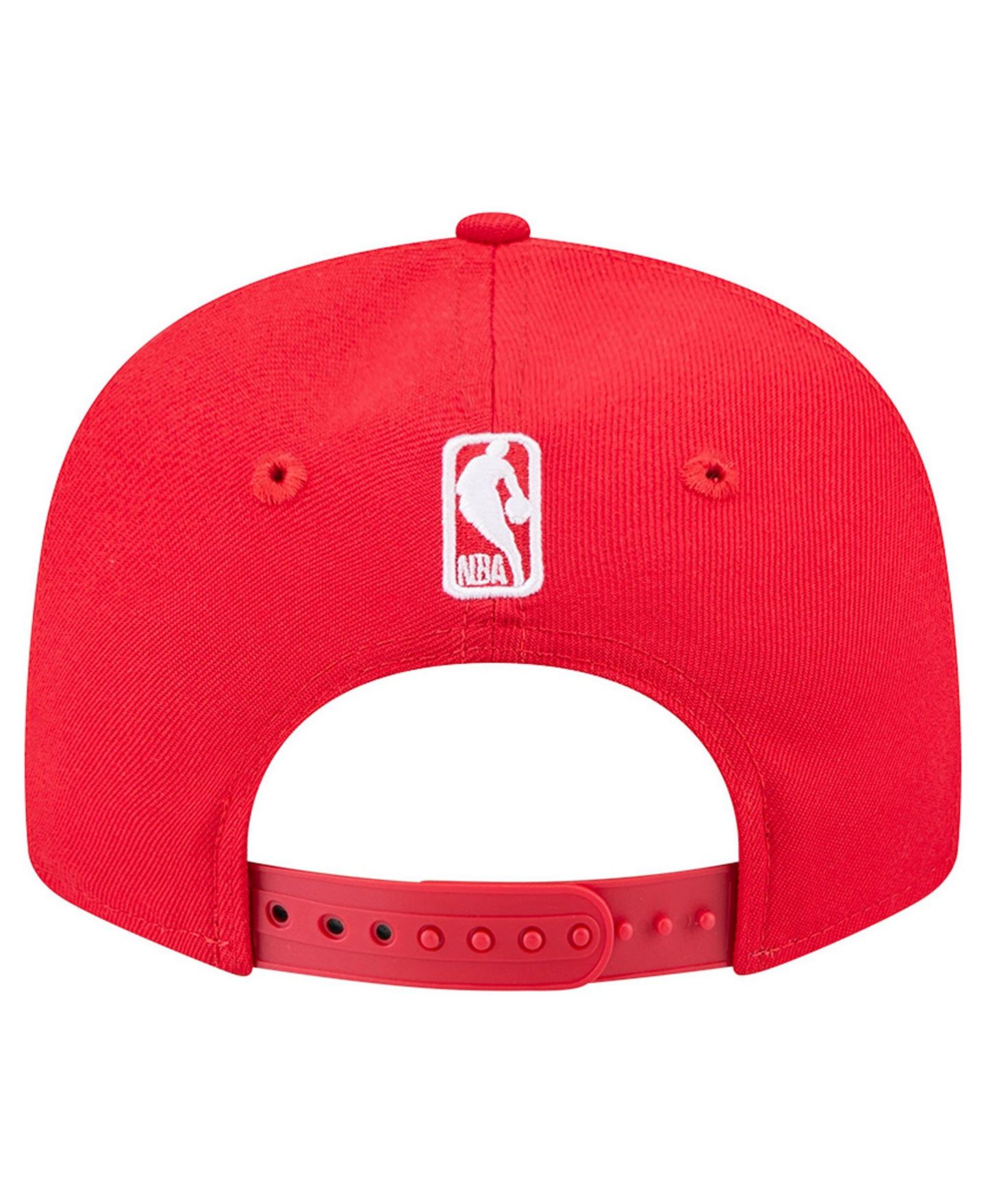 Мужская кепка New Era Red Atlanta Hawks Team 9FIFTY Snapback Hat — фото 4