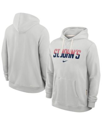 Nike - Men's Gray St. John's Red Storm 2026 Sideline Dri-FIT Hoodie Gray