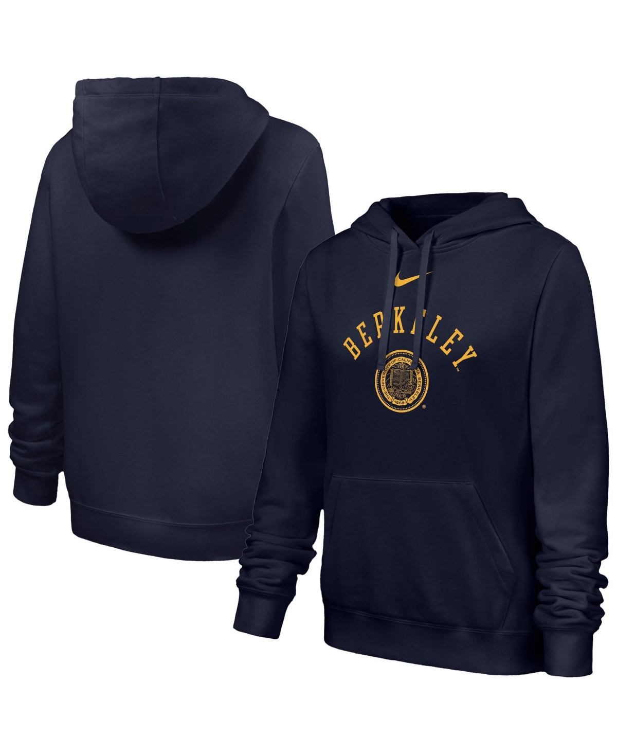 Nike Women's Cal Bears Graphic Long-Sleeve Kangaroo-Pocket Hoodie