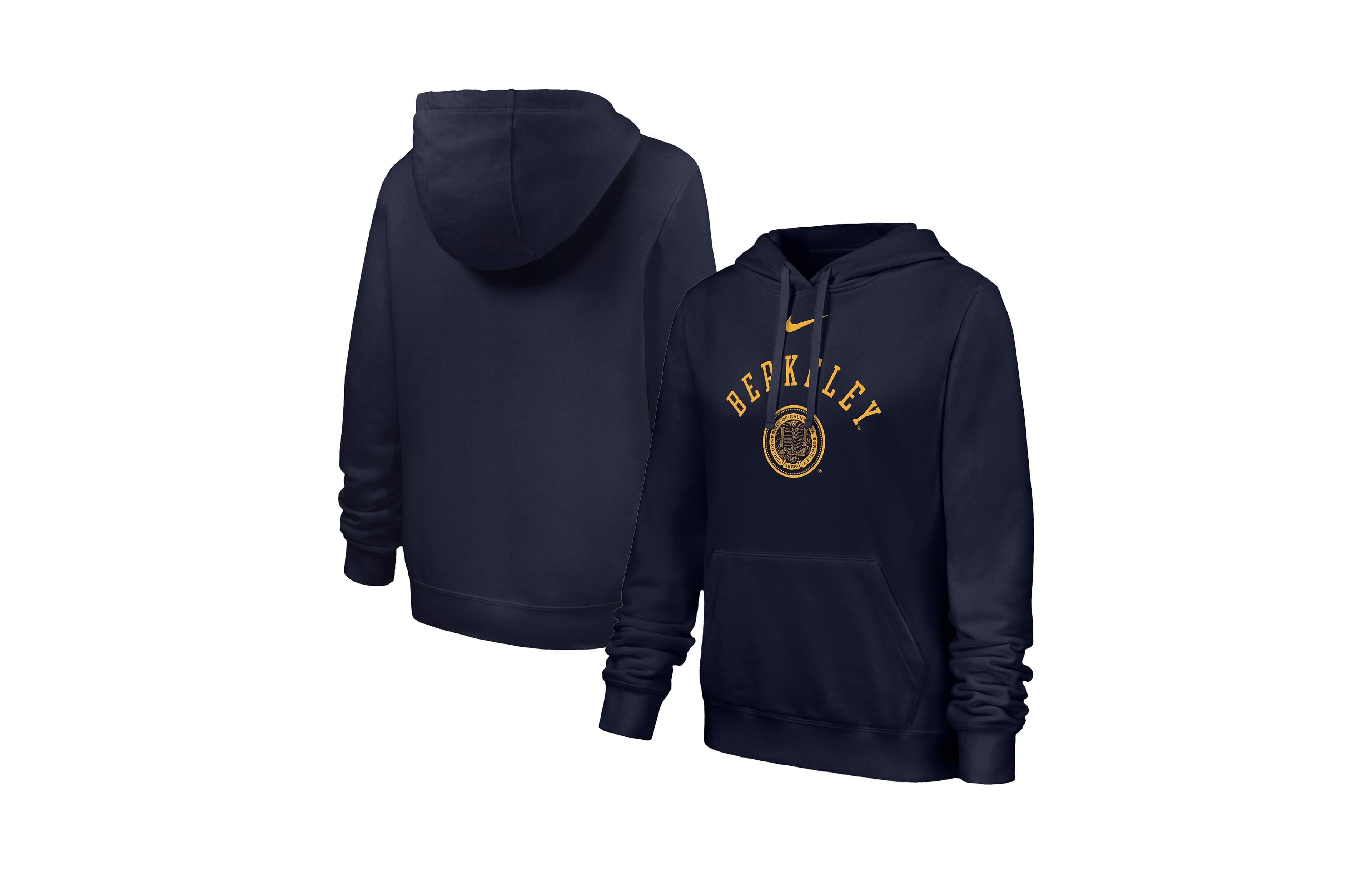 Nike Women's Cal Bears Graphic Long-Sleeve Kangaroo-Pocket Hoodie