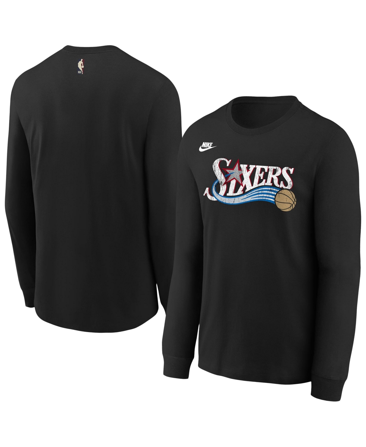 Nike Boys' 4-20 Hardwood Classics Graphic Long-Sleeve Retro T-Shirt