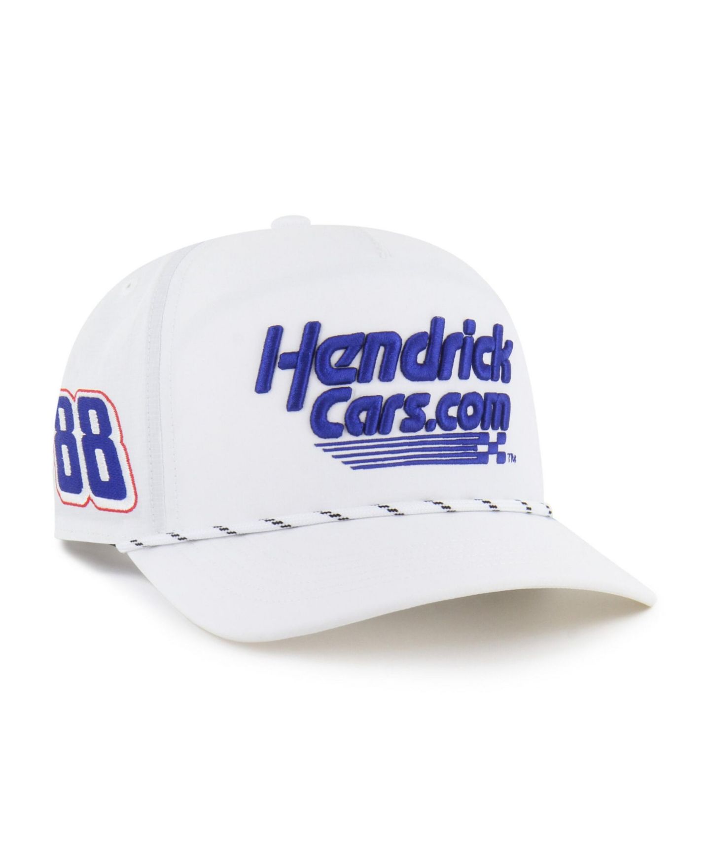 Мужская кепка '47 Brand White Rajah Caruth Driver Hitch Rope brrr° Adjustable Hat — фото 1