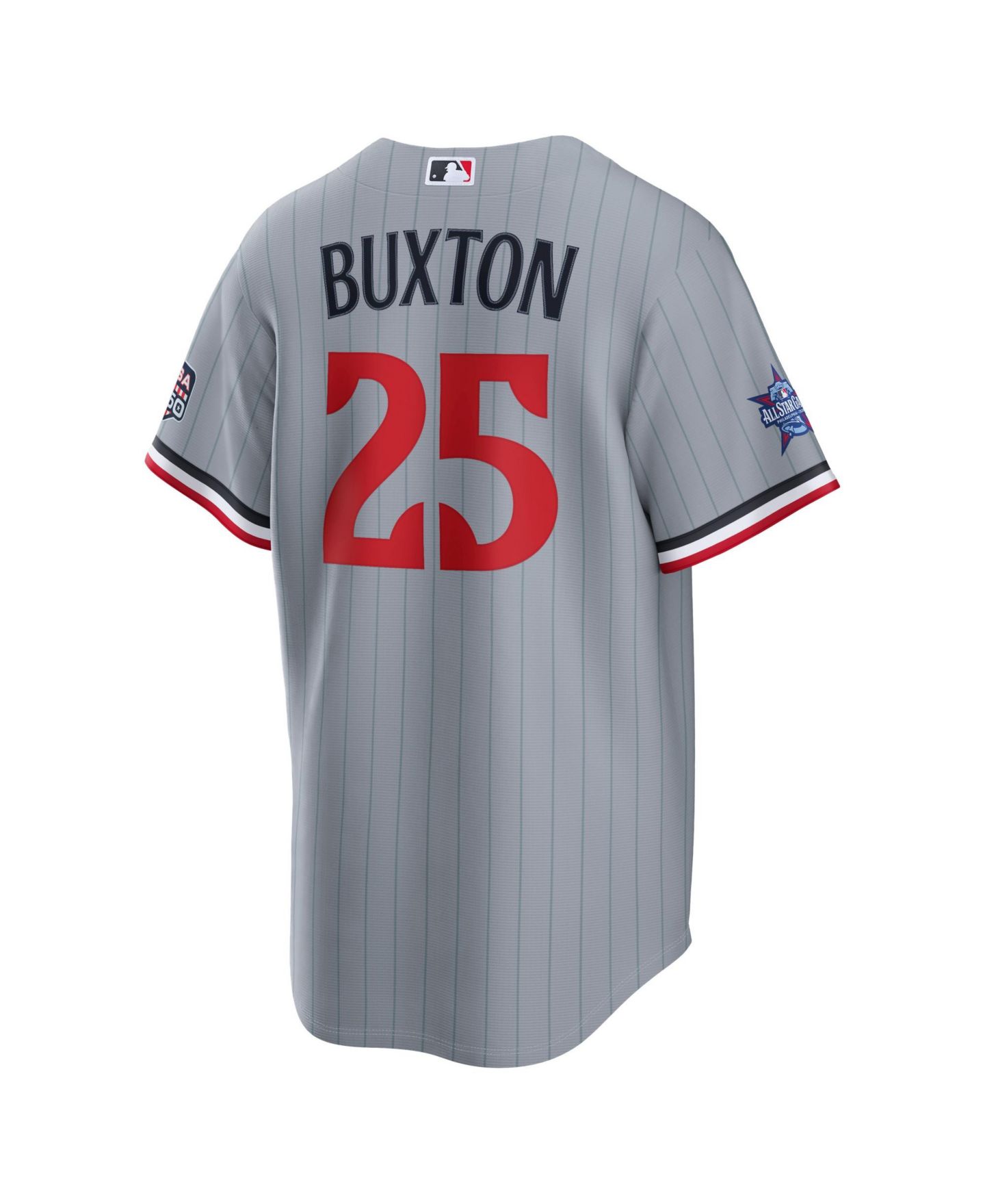 Мужской топ Nike 2026 All-Star Game Minnesota Twins Byron Buxton Gray Replica Jersey — фото 5