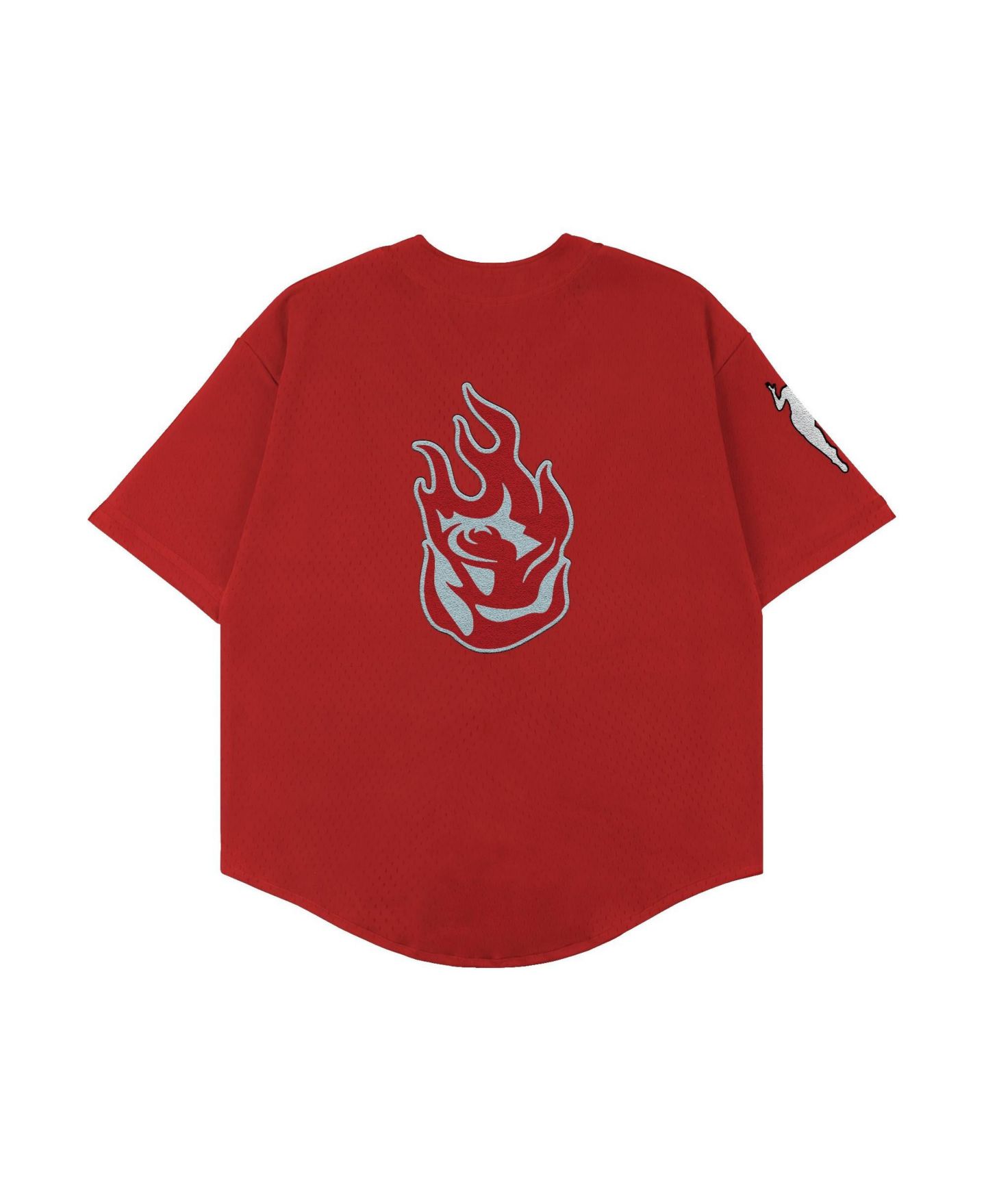 Топ Playa Society Red Portland Fire Baseball Fashion Jersey — фото 3
